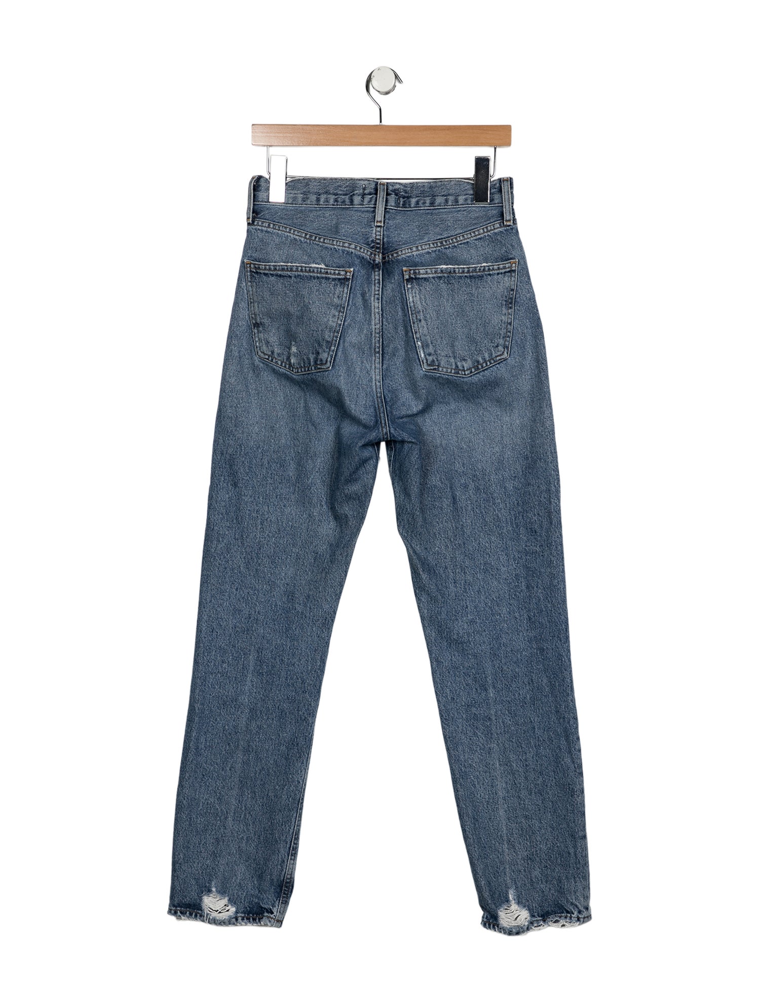 AGOLDE High-Rise Straight Leg Jeans