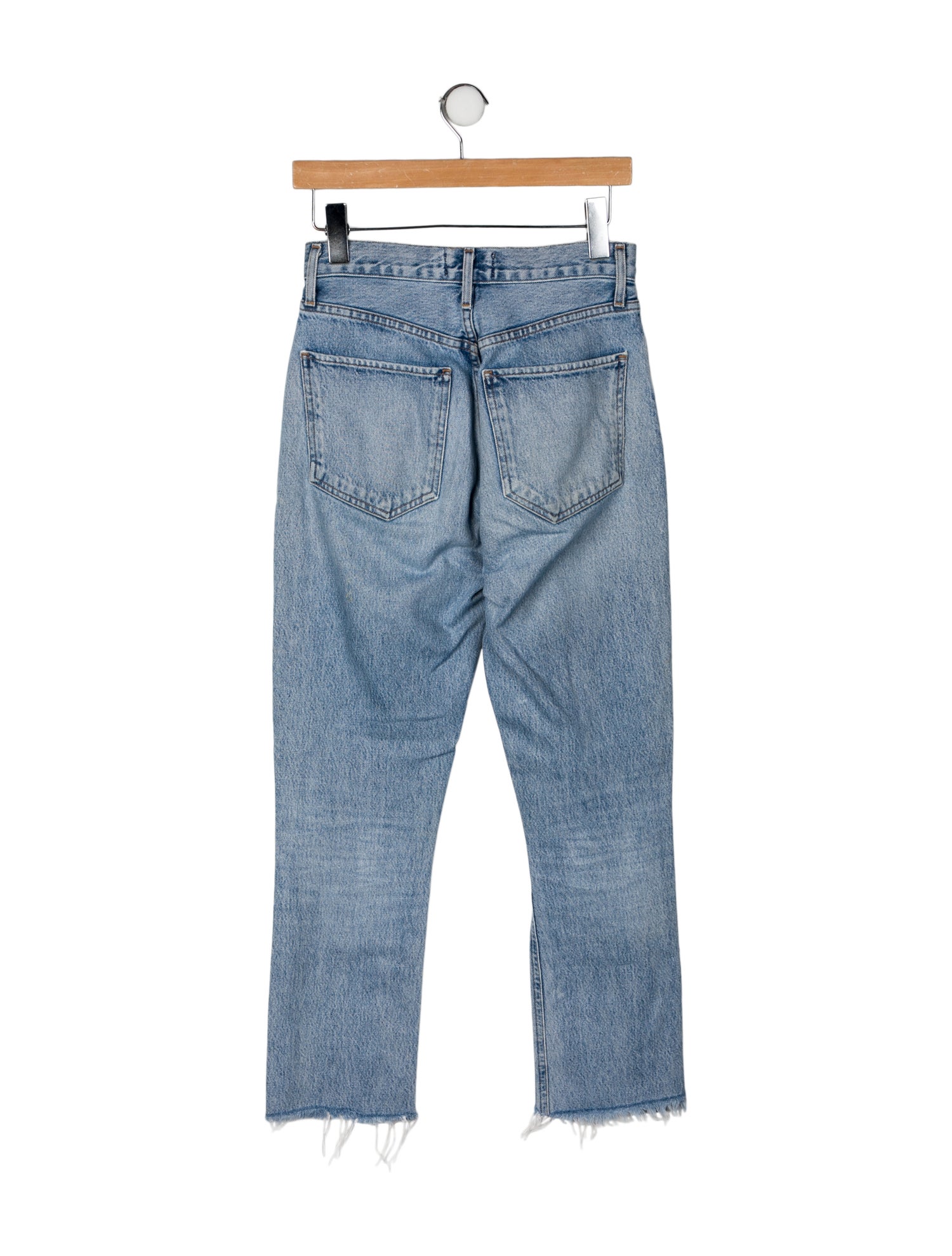 AGOLDE Mid-Rise Straight Leg Jeans
