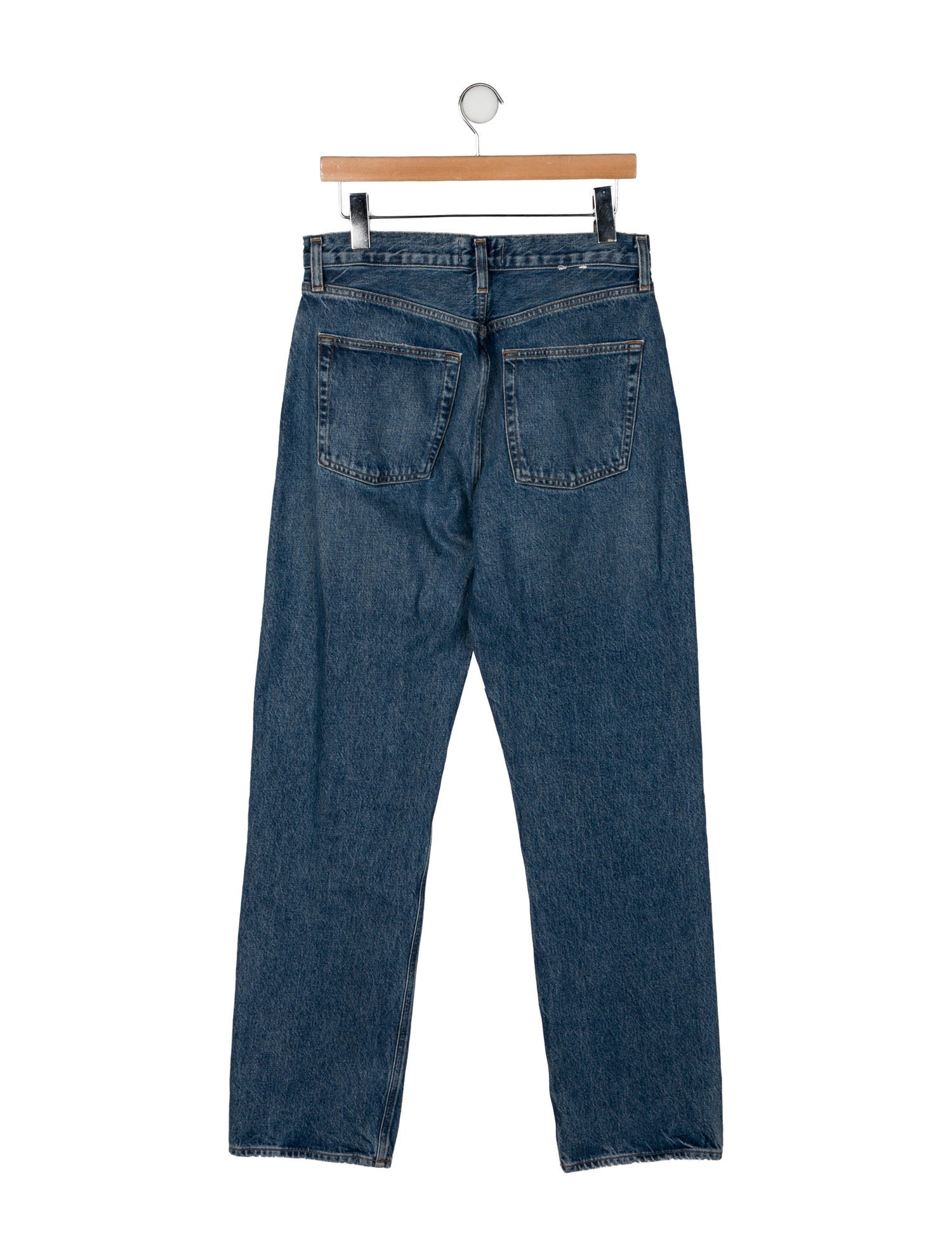 AGOLDE High-Rise Straight Leg Jeans