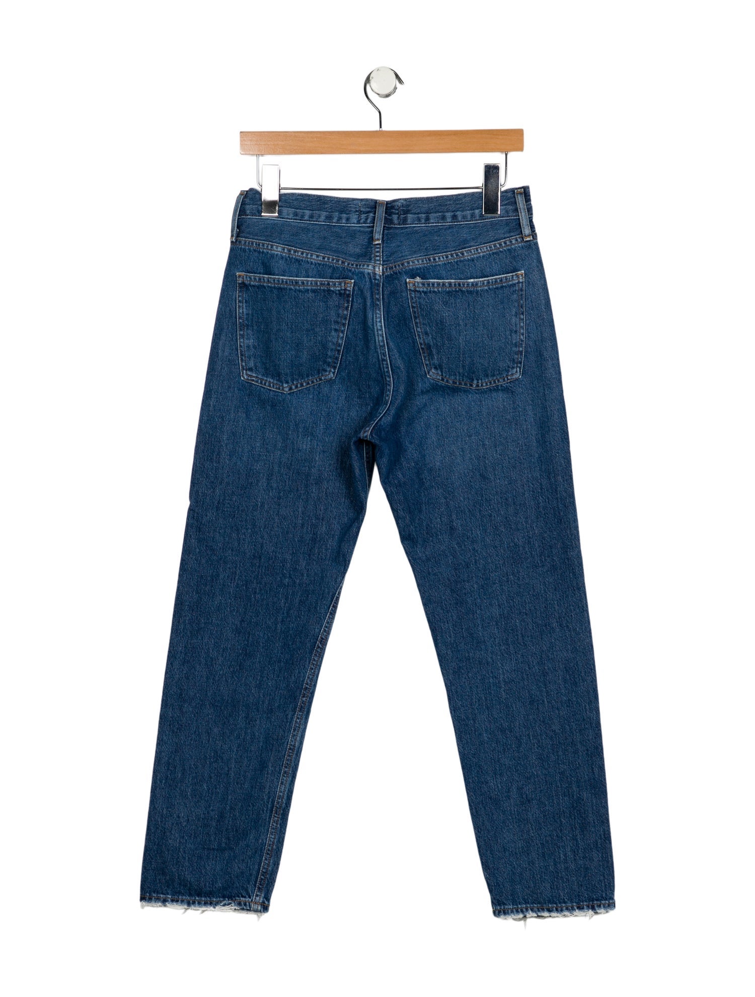 AGOLDE Mid-Rise Straight Leg Jeans
