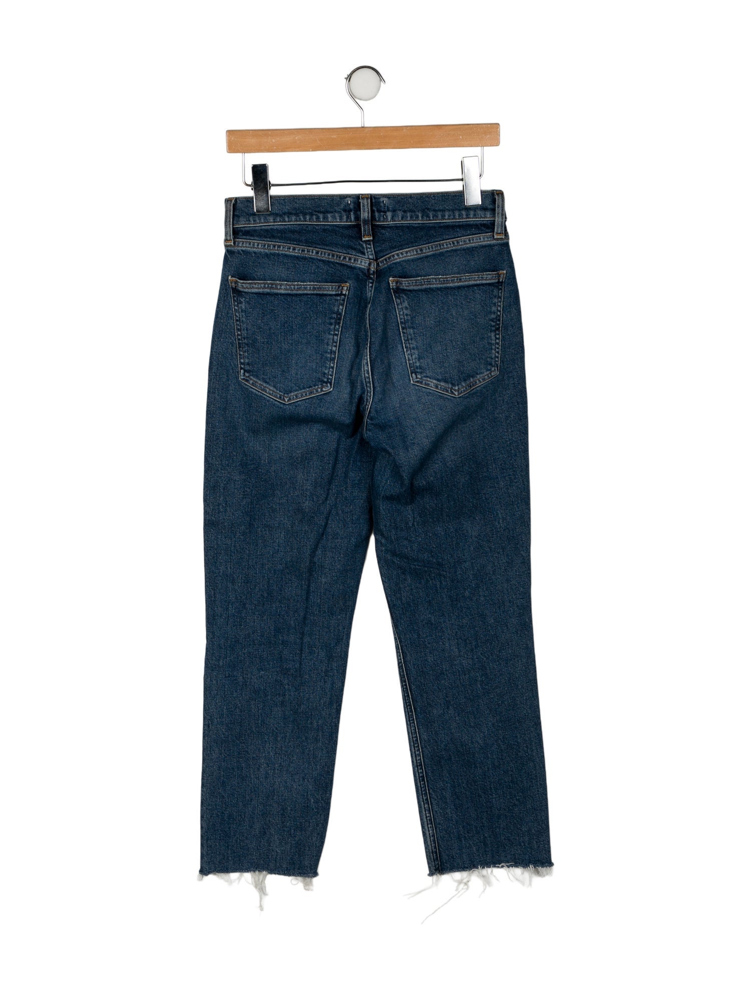 AGOLDE Mid-Rise Straight Leg Jeans