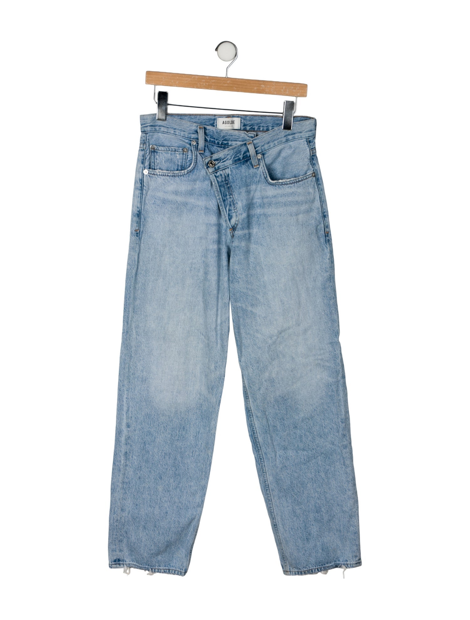 AGOLDE High-Rise Straight Leg Jeans