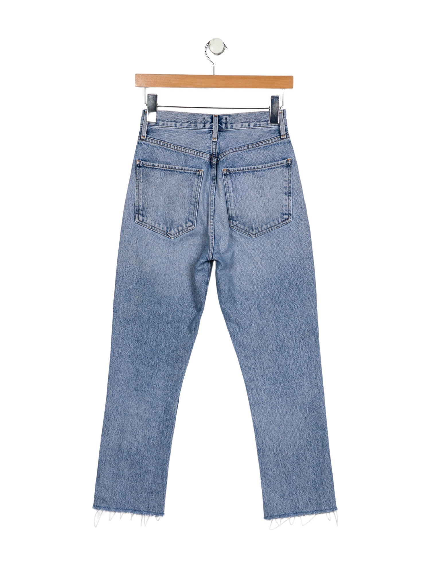 AGOLDE Mid-Rise Straight Leg Jeans
