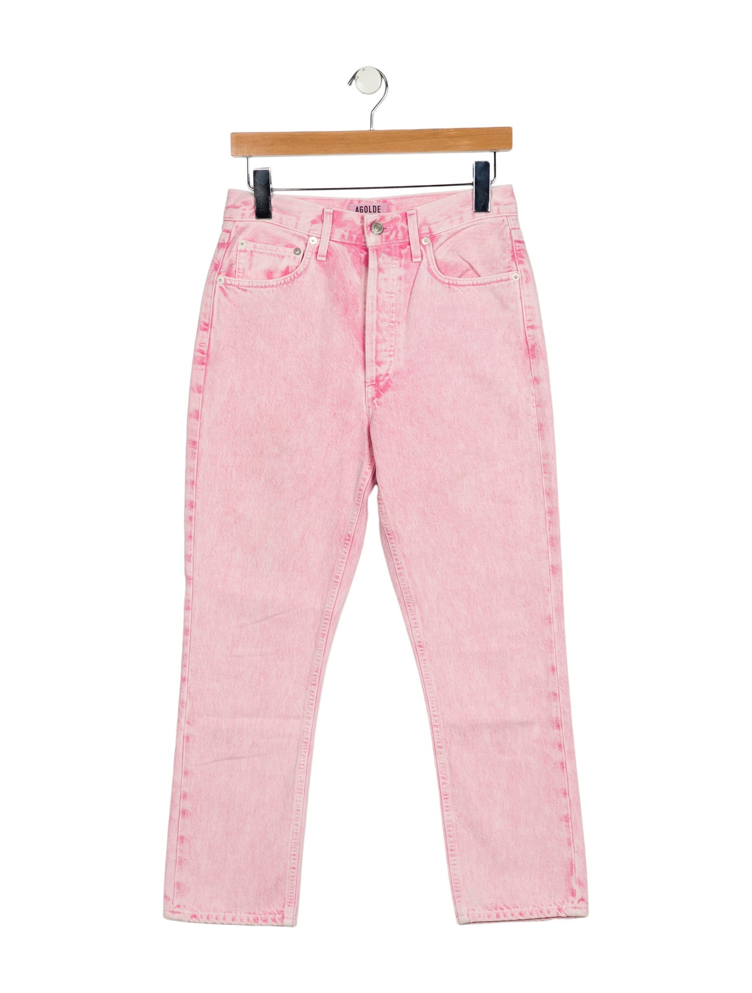 AGOLDE High-Rise Straight Leg Jeans