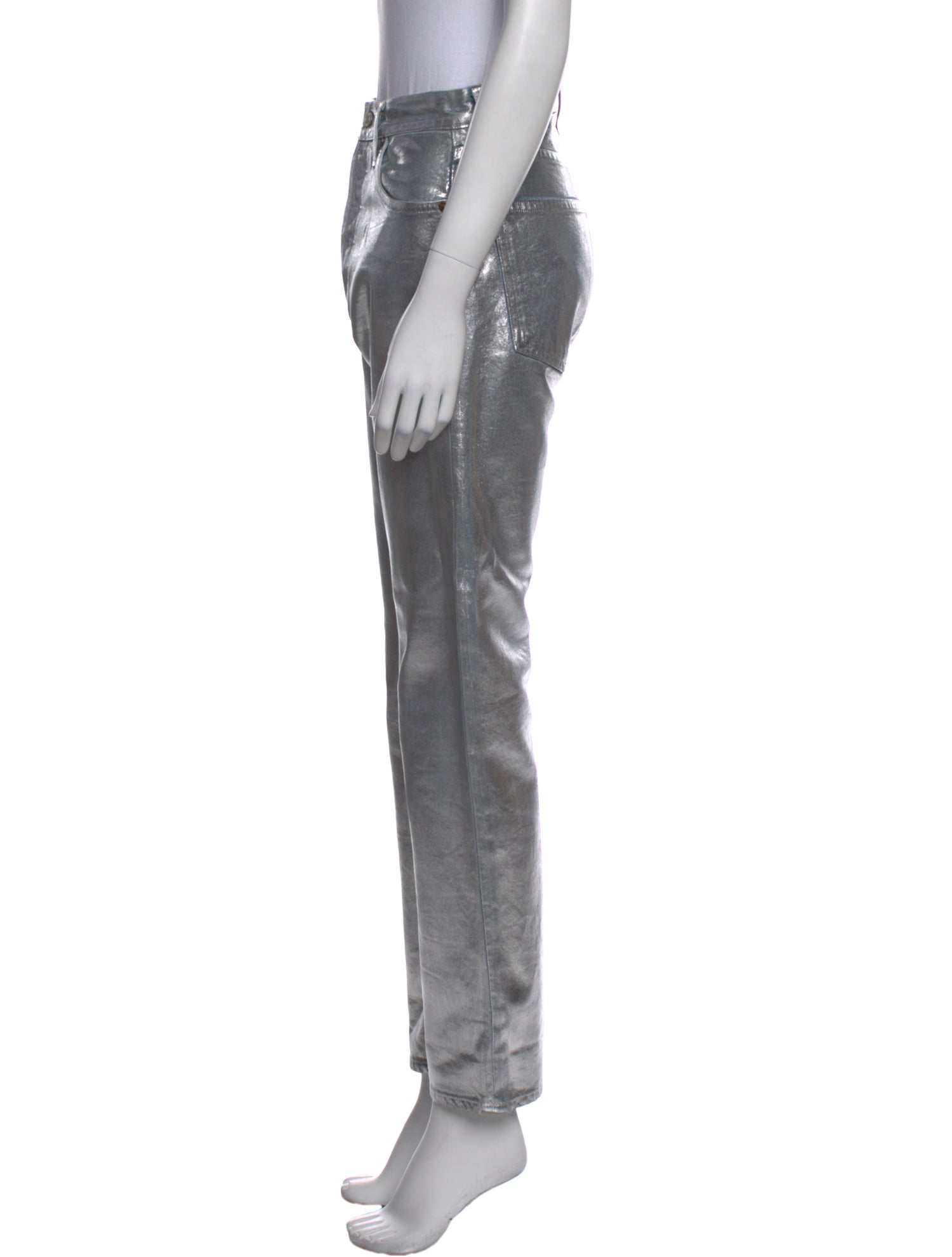 AGOLDE High-Rise Straight Leg Jeans