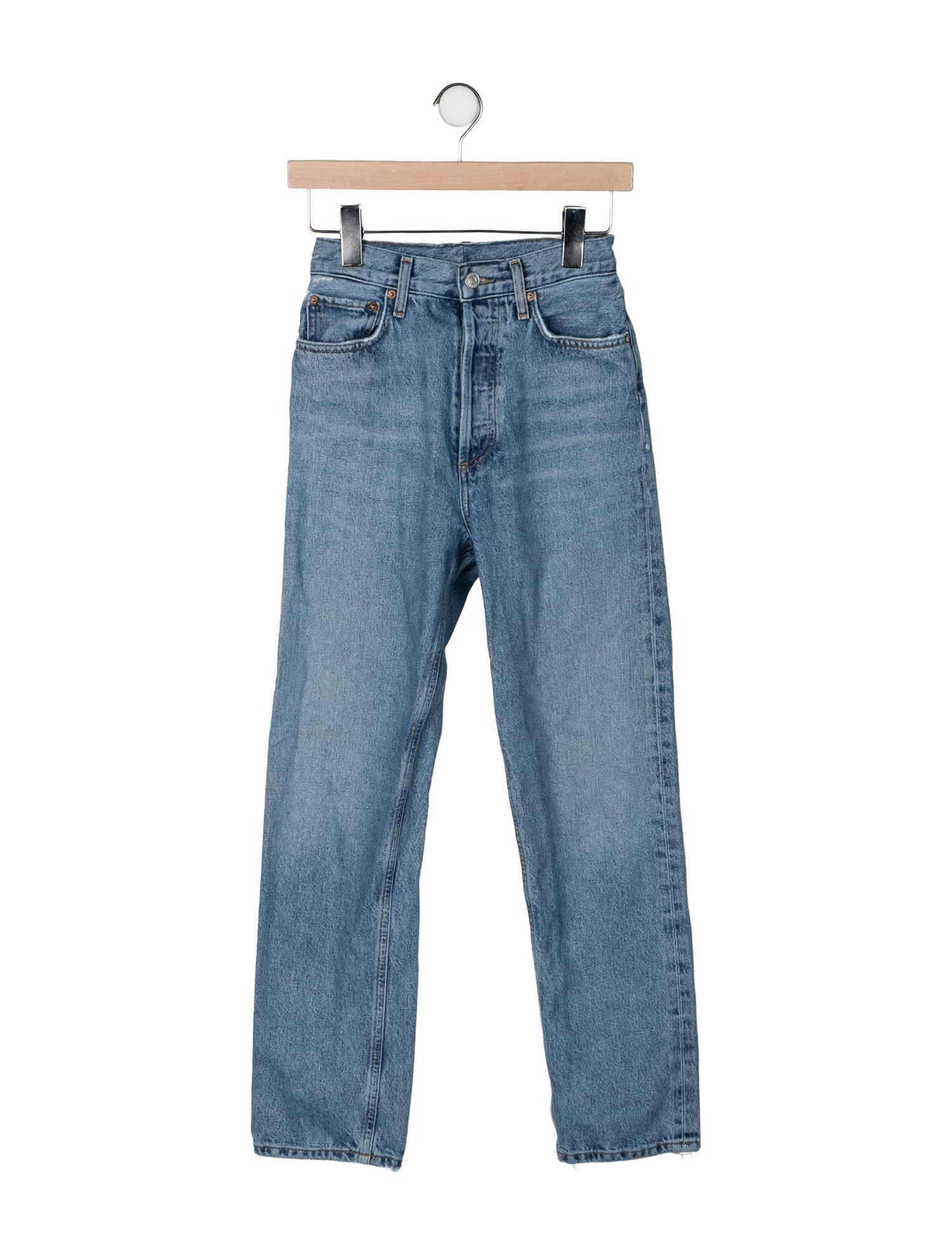 AGOLDE High-Rise Straight Leg Jeans