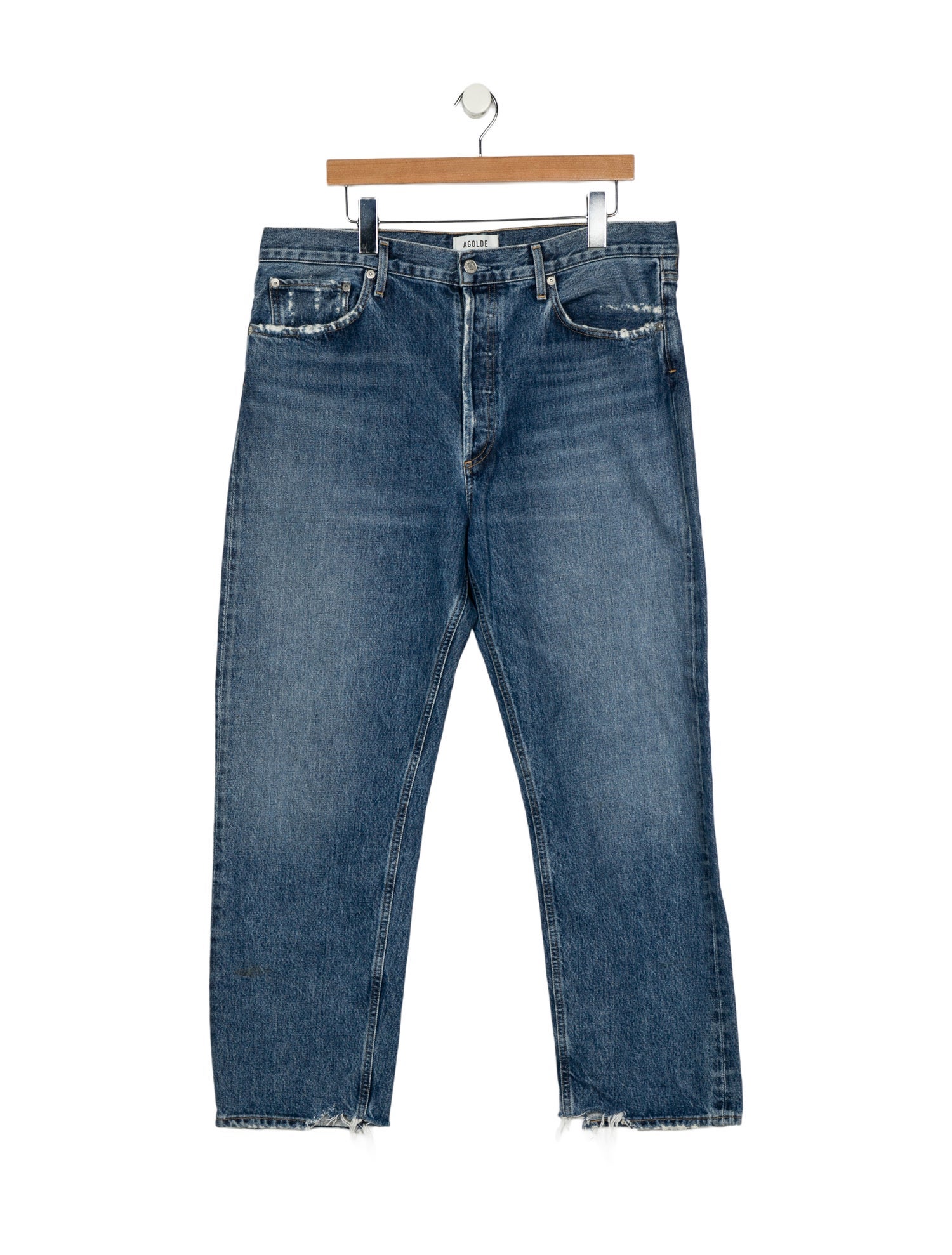 AGOLDE High-Rise Straight Leg Jeans