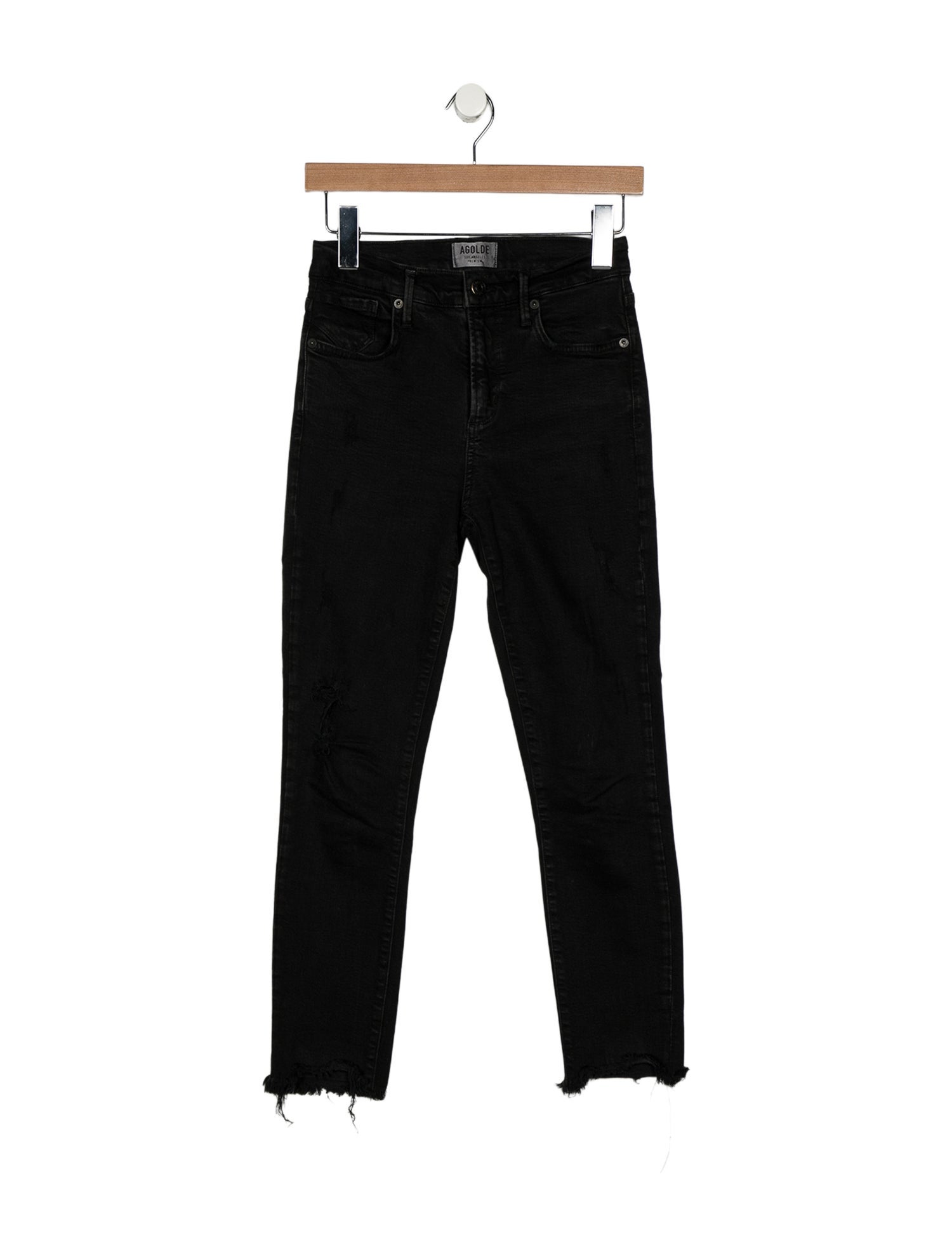 AGOLDE Mid-Rise Skinny Leg Jeans