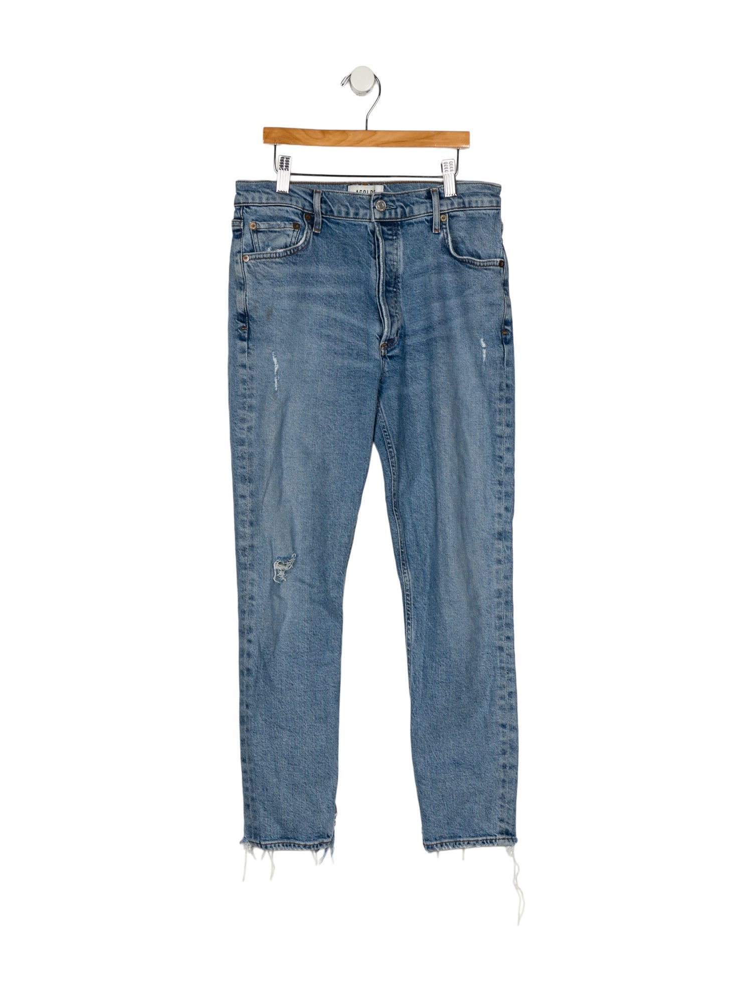 AGOLDE Mid-Rise Skinny Leg Jeans