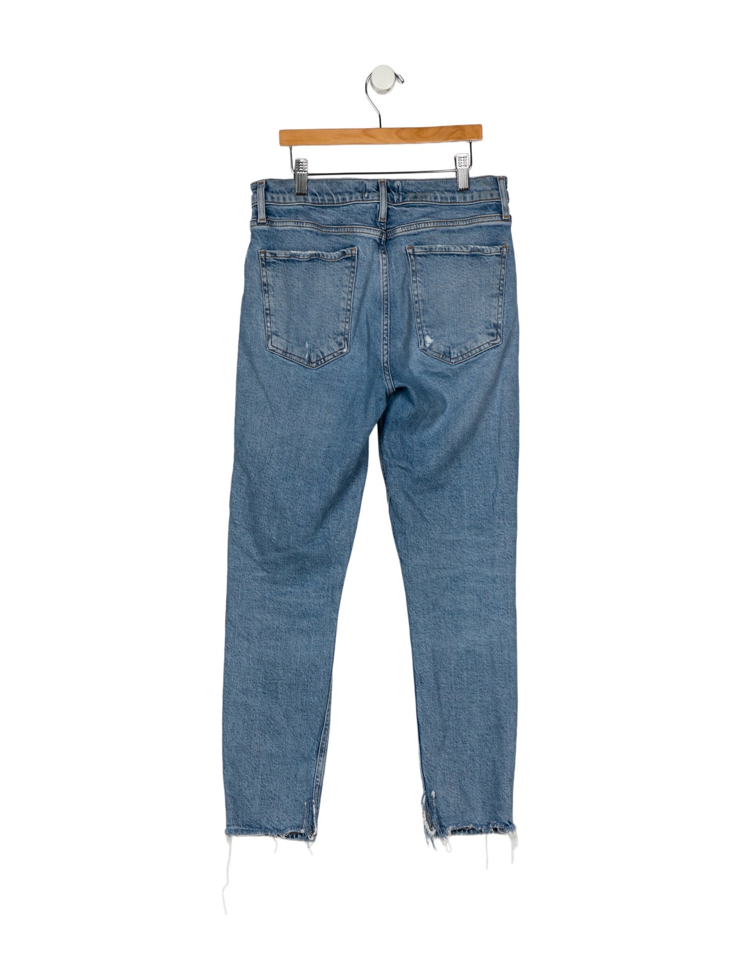 AGOLDE Mid-Rise Skinny Leg Jeans