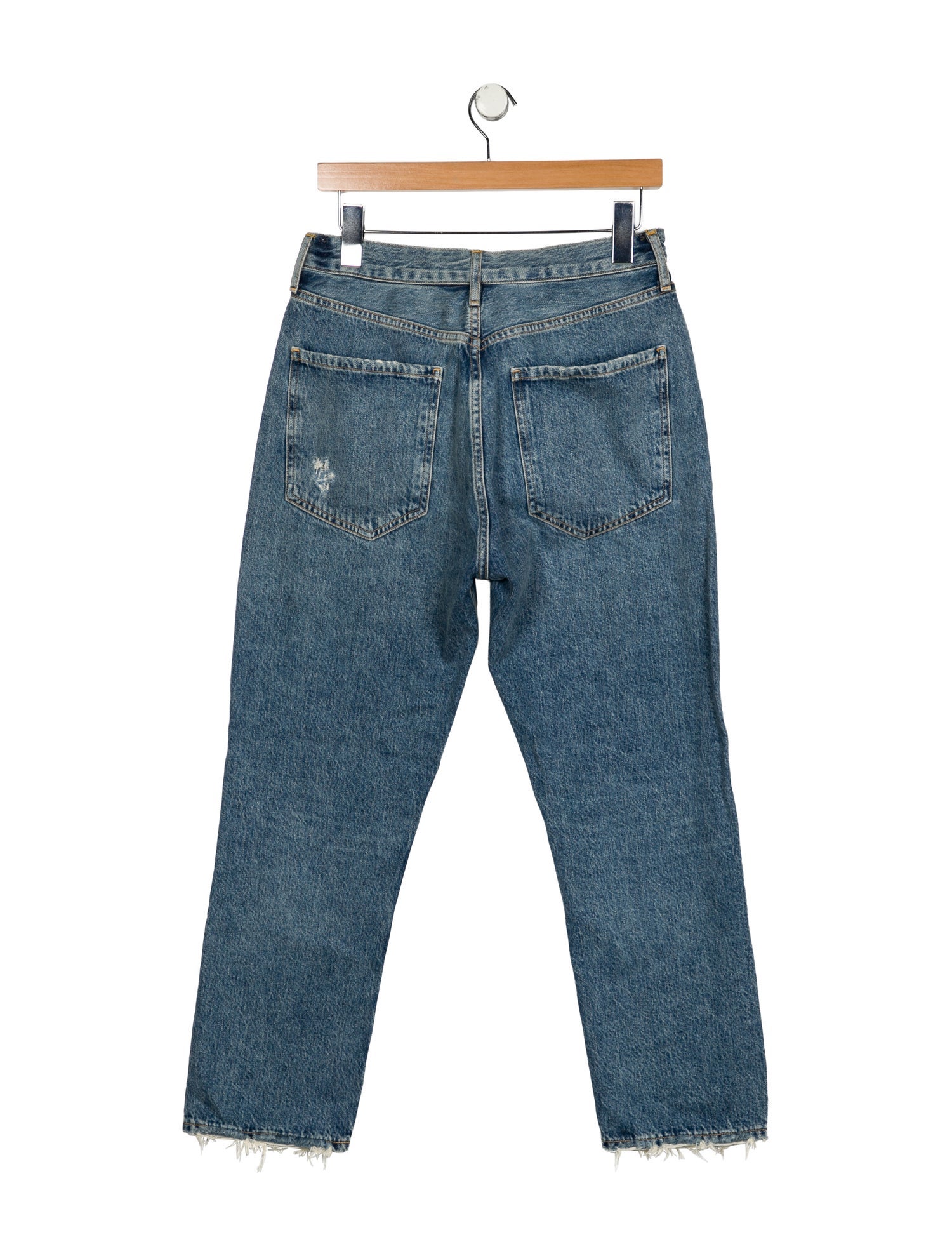 AGOLDE High-Rise Straight Leg Jeans