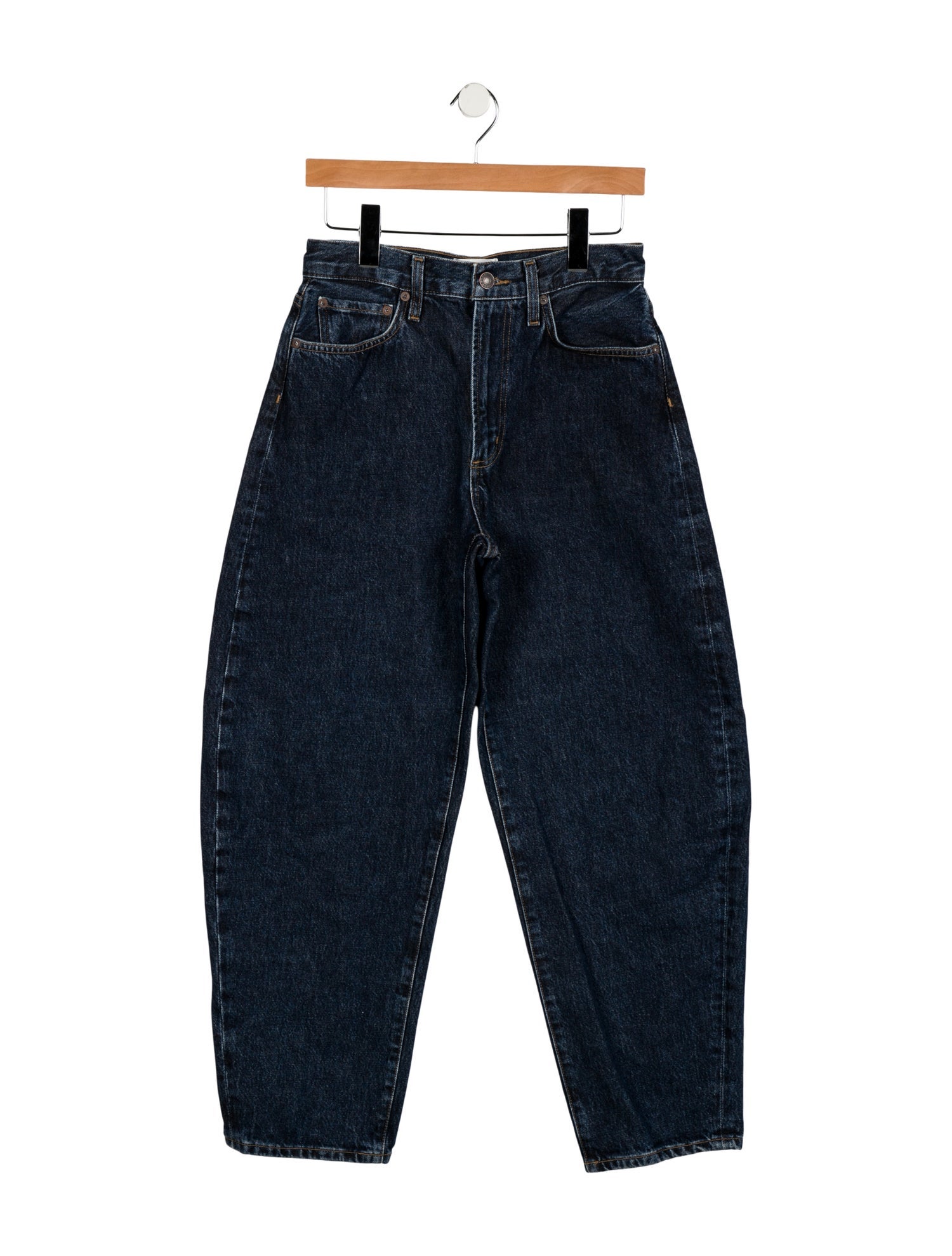 AGOLDE Low-Rise Straight Leg Jeans