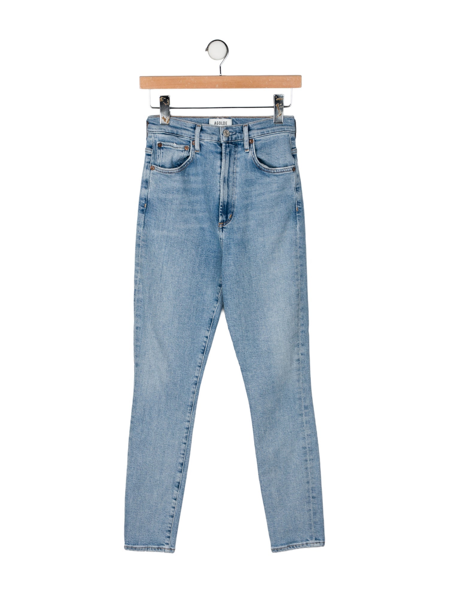 AGOLDE High-Rise Skinny Leg Jeans