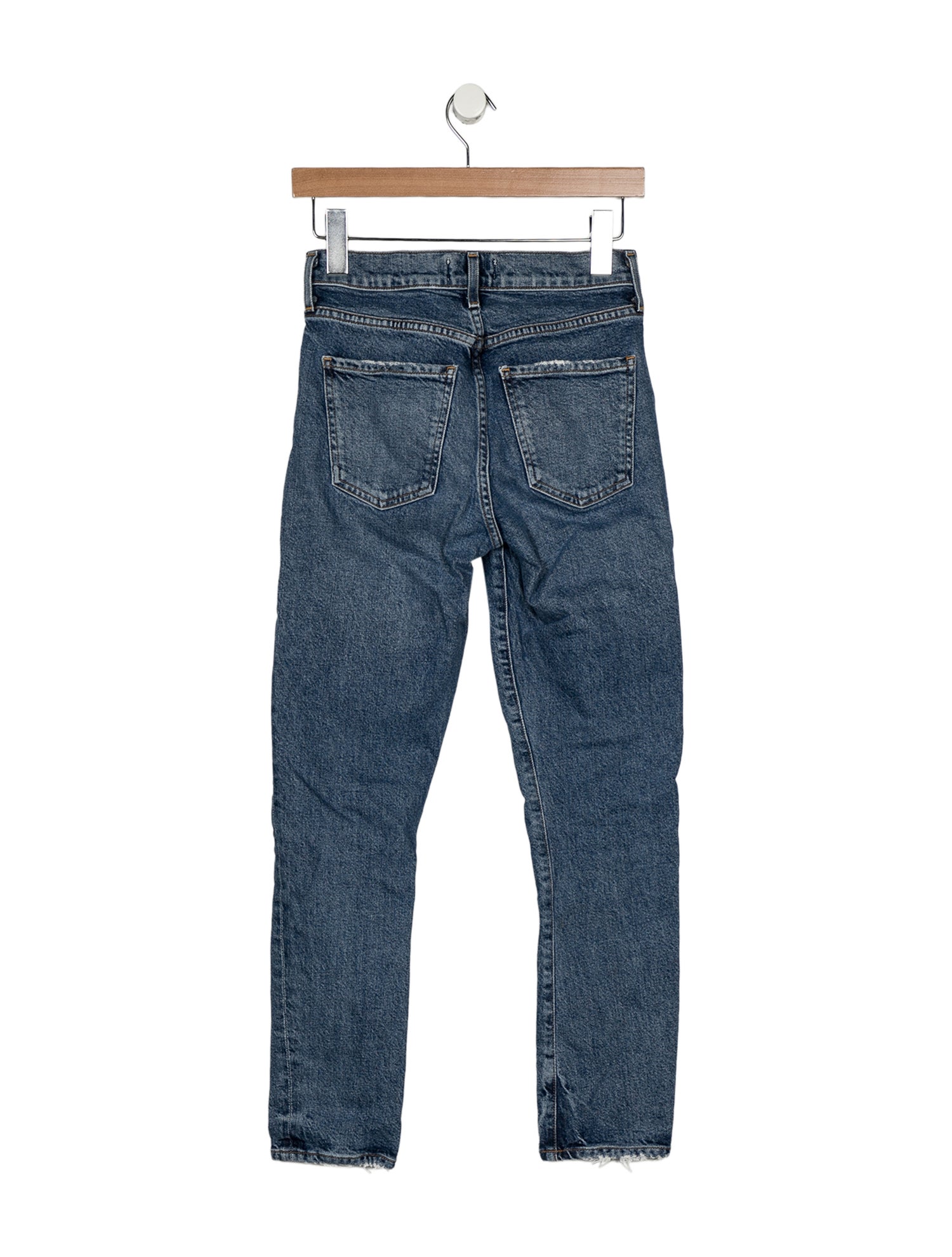 AGOLDE Mid-Rise Skinny Leg Jeans