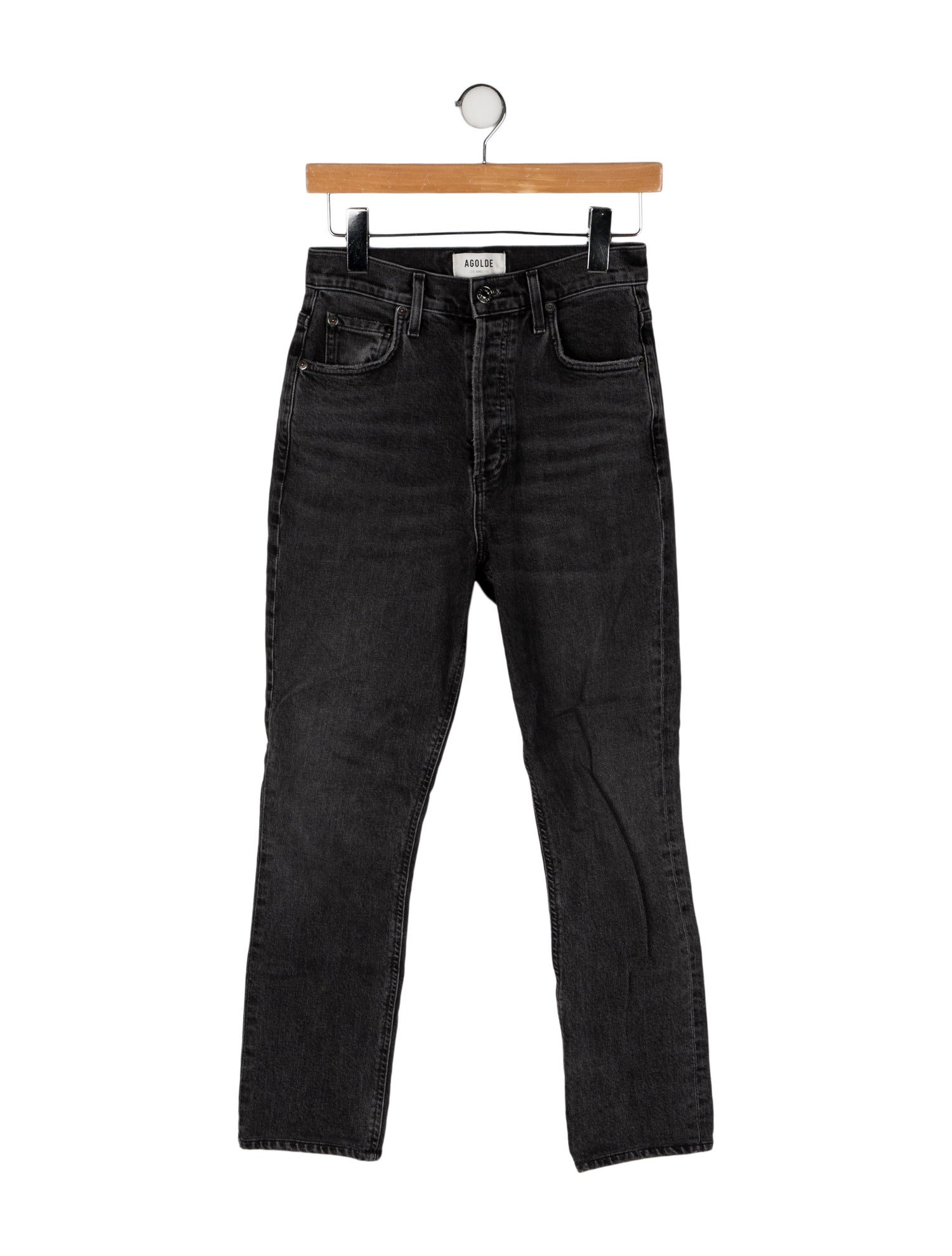 AGOLDE High-Rise Straight Leg Jeans