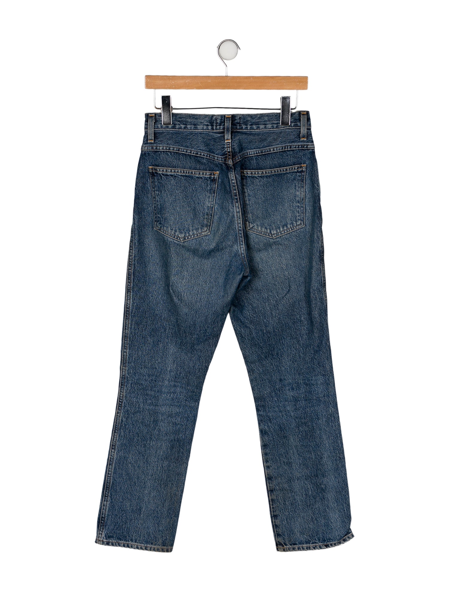 AGOLDE High-Rise Straight Leg Jeans