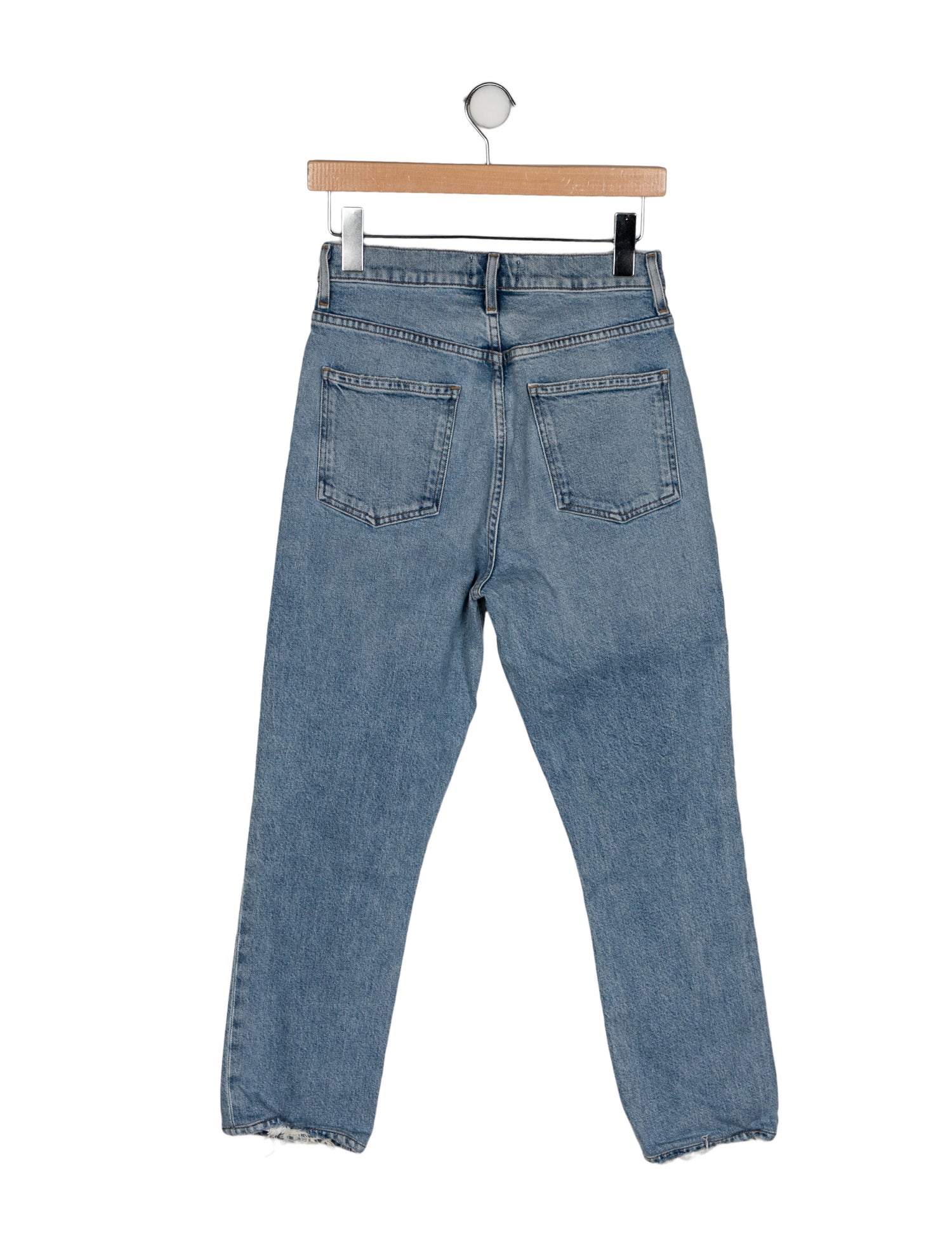 AGOLDE High-Rise Straight Leg Jeans