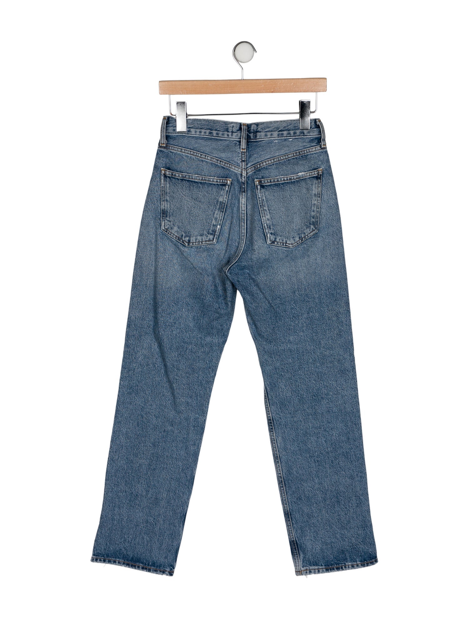 AGOLDE Mid-Rise Wide Leg Jeans