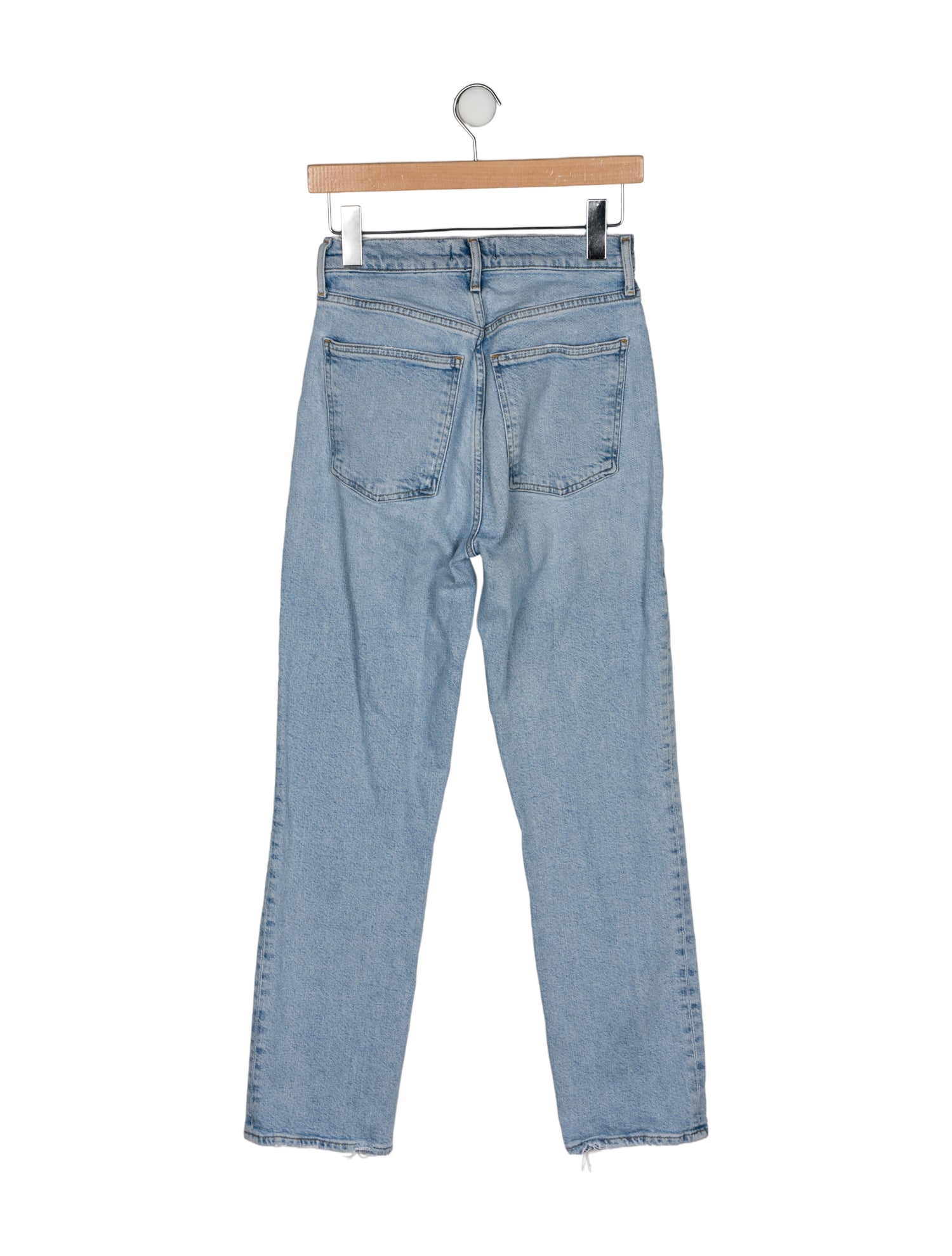 AGOLDE High-Rise Straight Leg Jeans