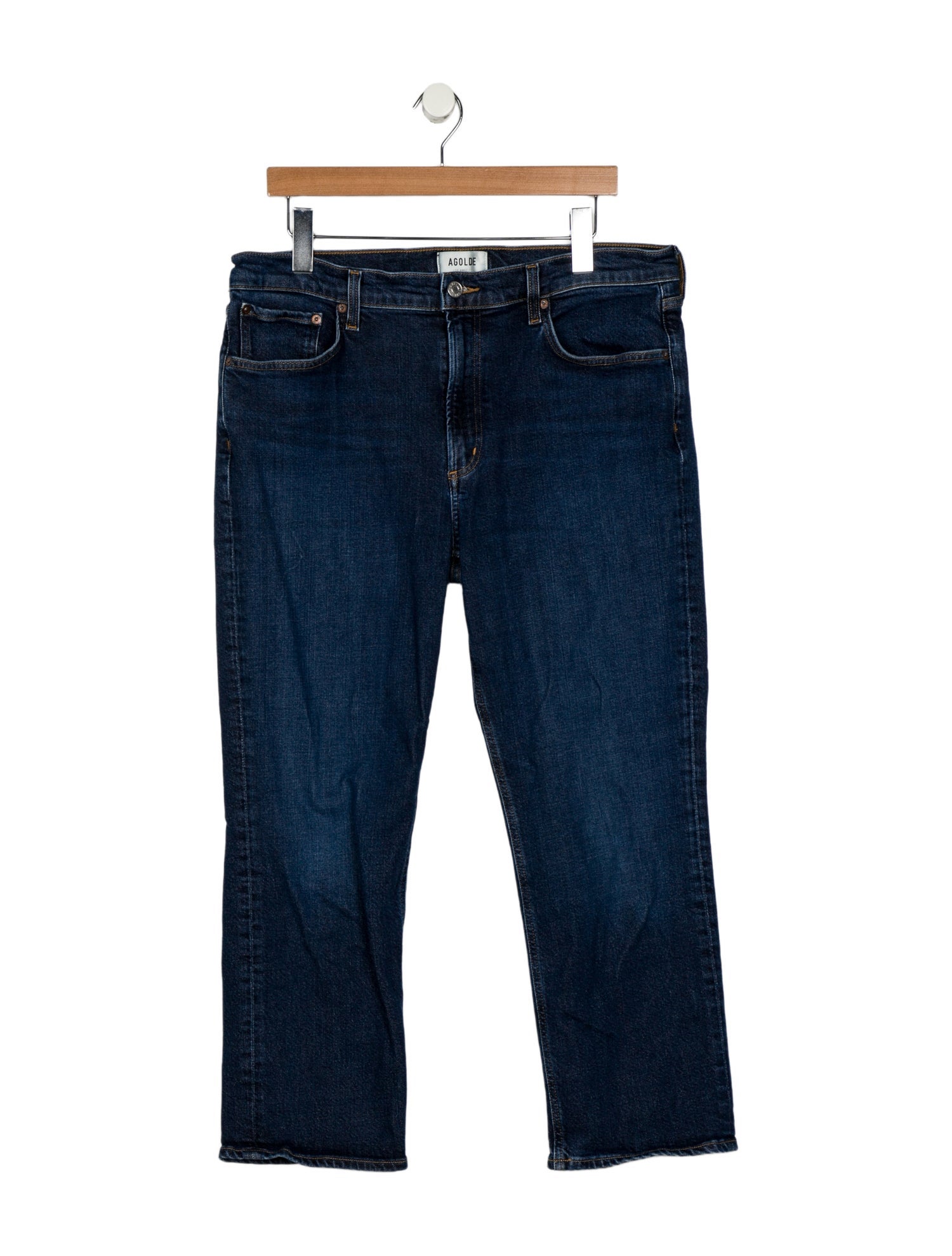 AGOLDE High-Rise Straight Leg Jeans