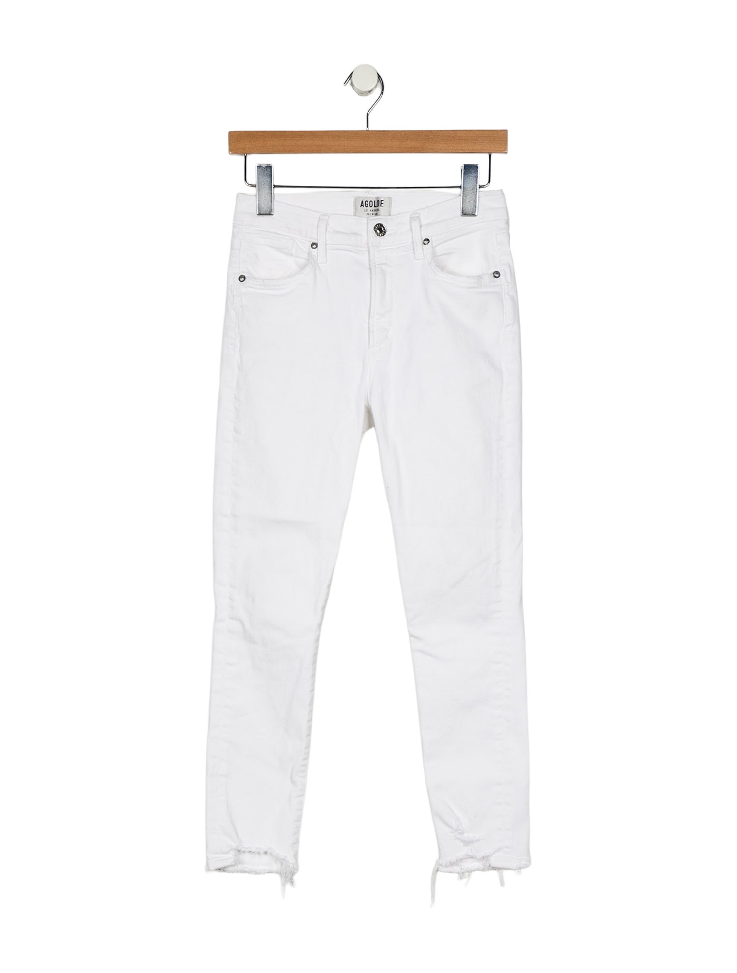 AGOLDE Mid-Rise Skinny Leg Jeans