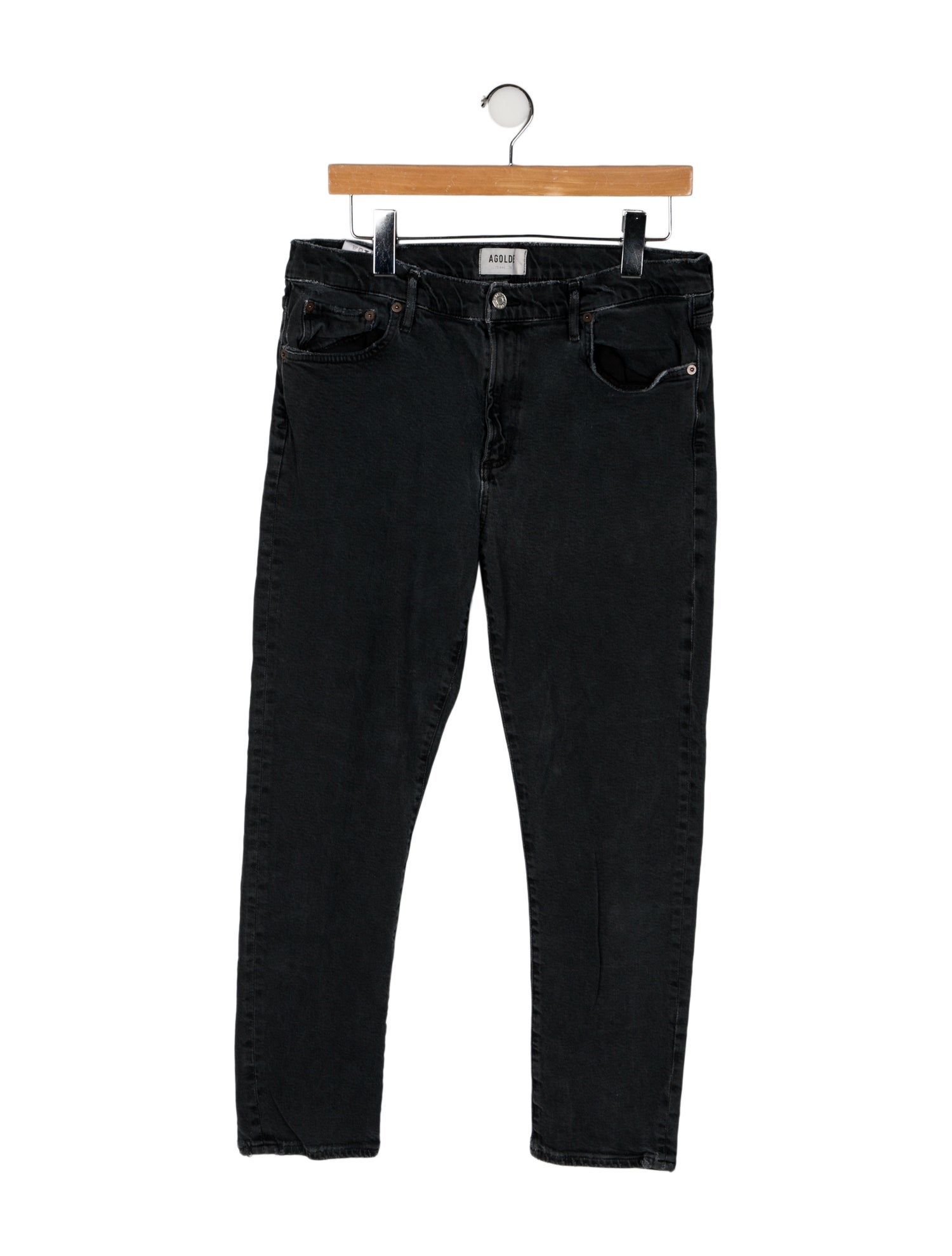 AGOLDE High-Rise Straight Leg Jeans