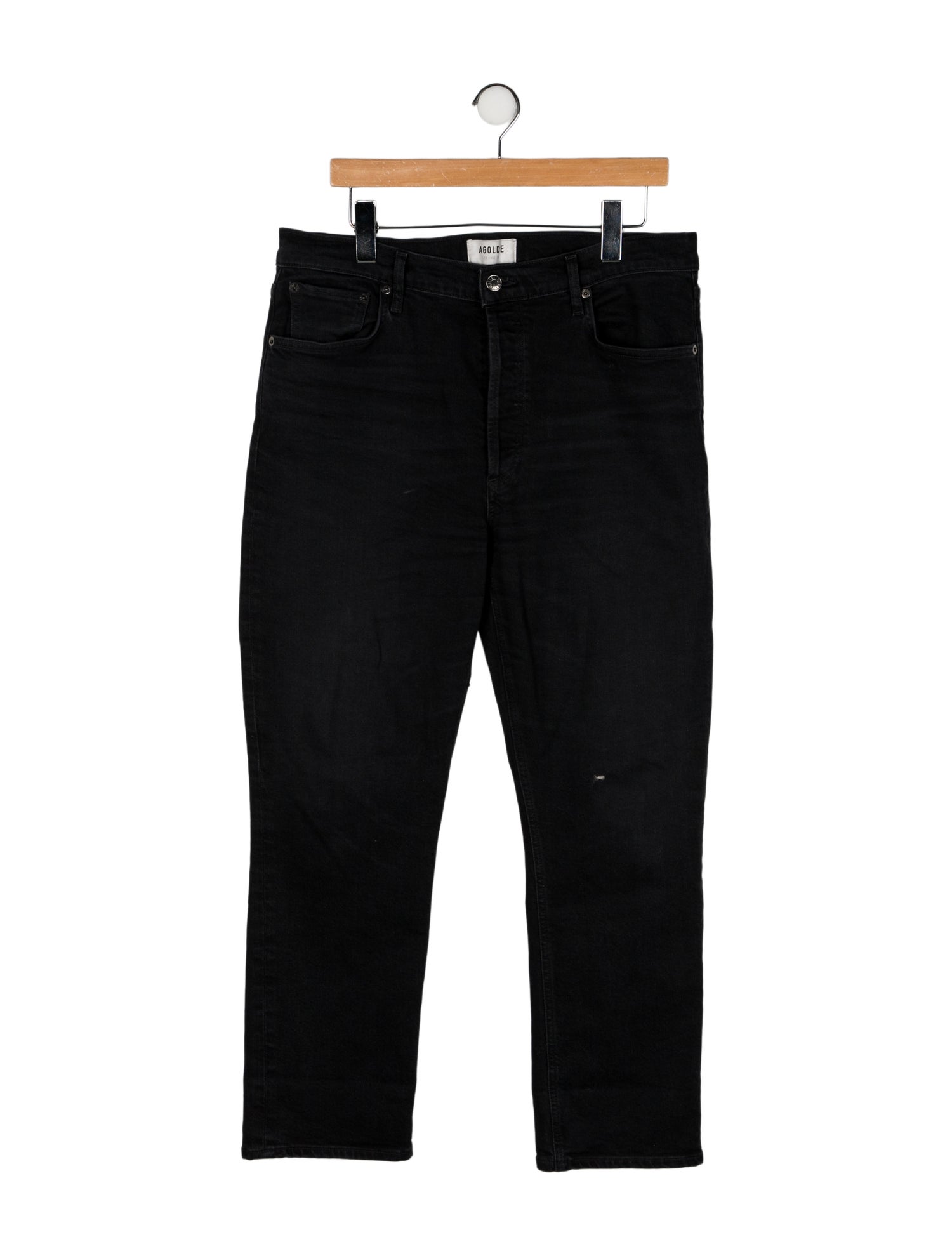 AGOLDE High-Rise Straight Leg Jeans