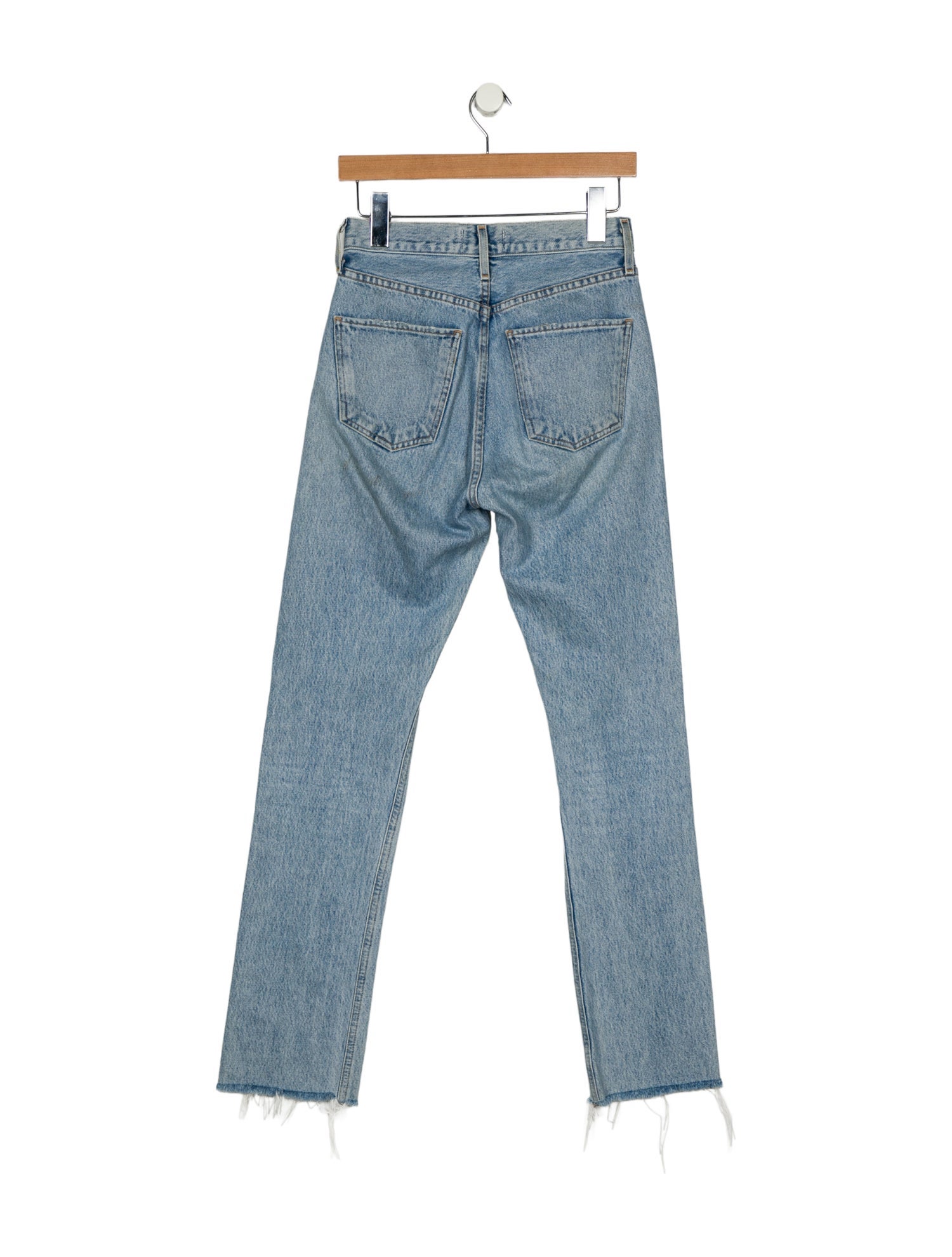 AGOLDE Mid-Rise Straight Leg Jeans