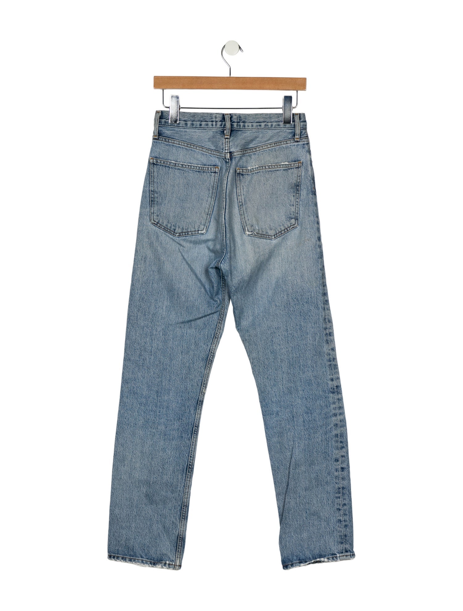 AGOLDE High-Rise Straight Leg Jeans