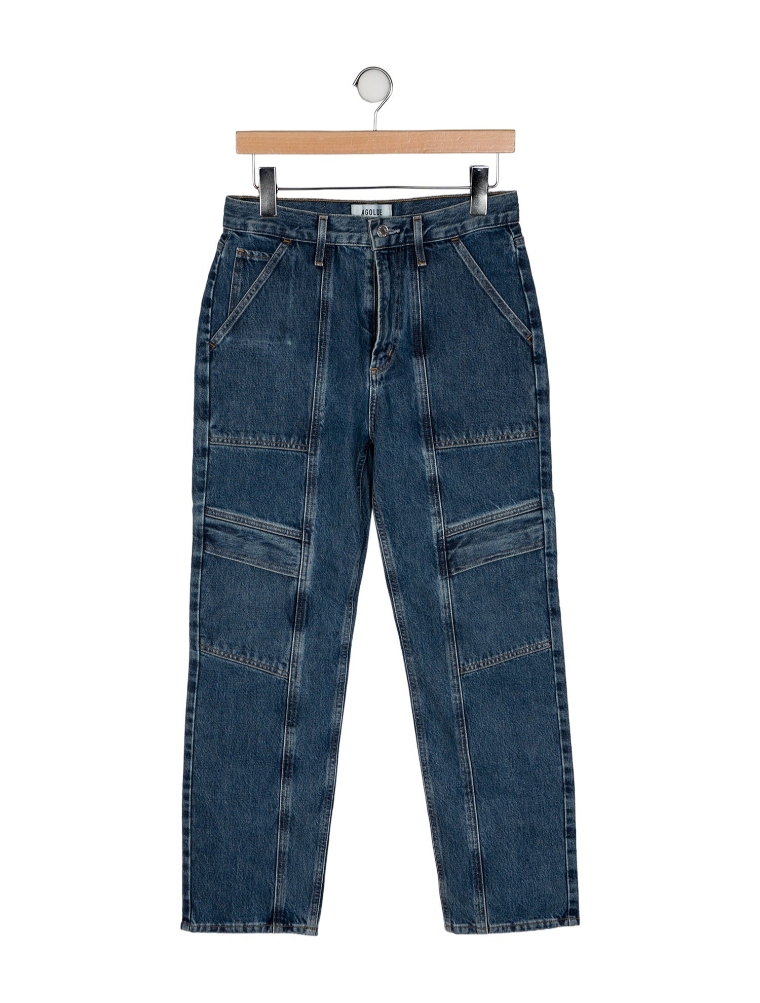 AGOLDE High-Rise Straight Leg Jeans