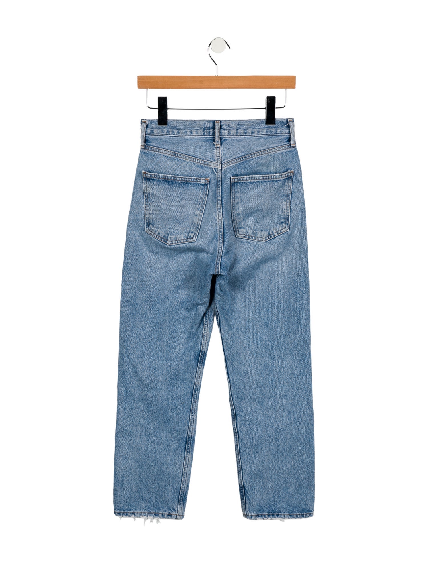 AGOLDE High-Rise Straight Leg Jeans