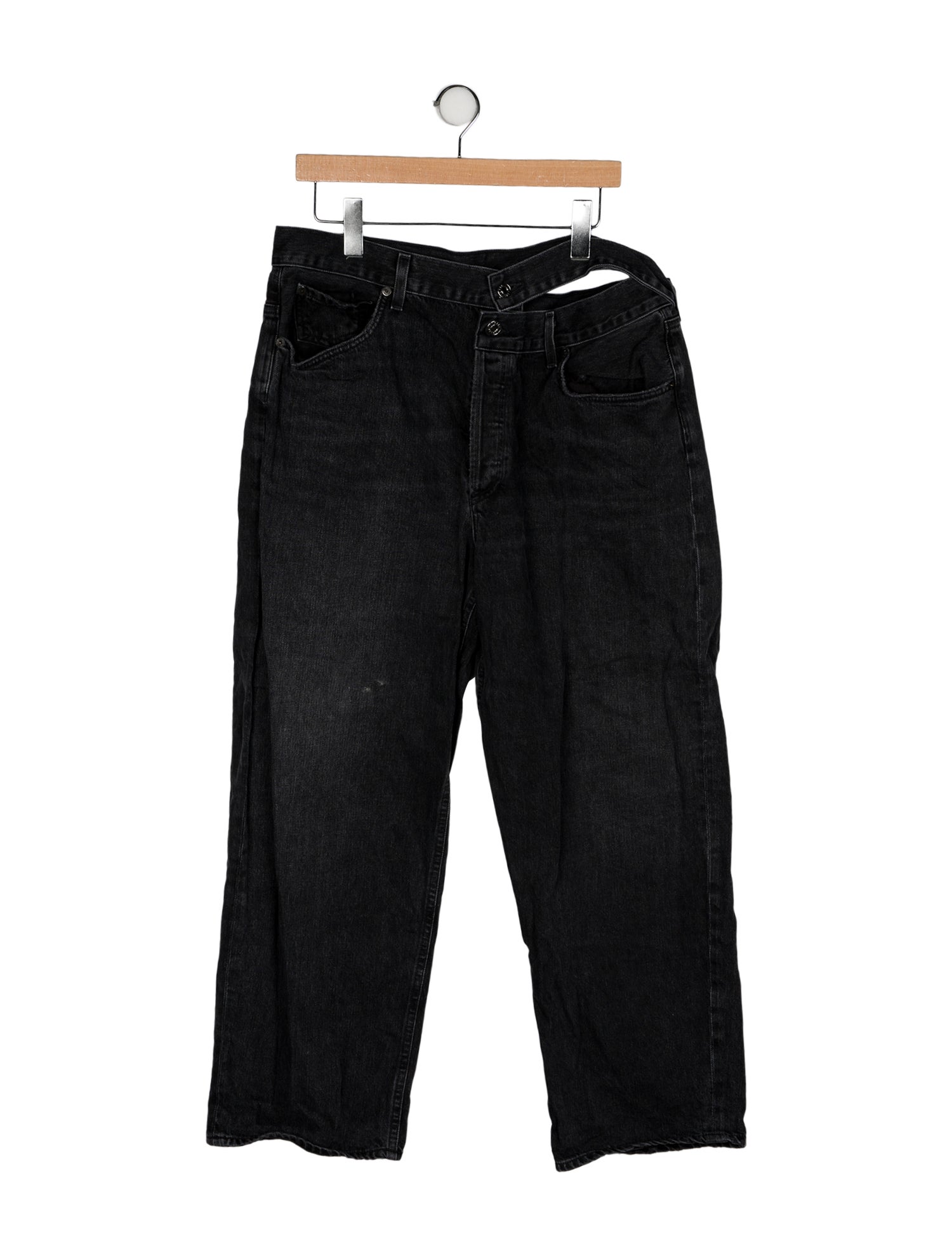 AGOLDE Mid-Rise Straight Leg Jeans
