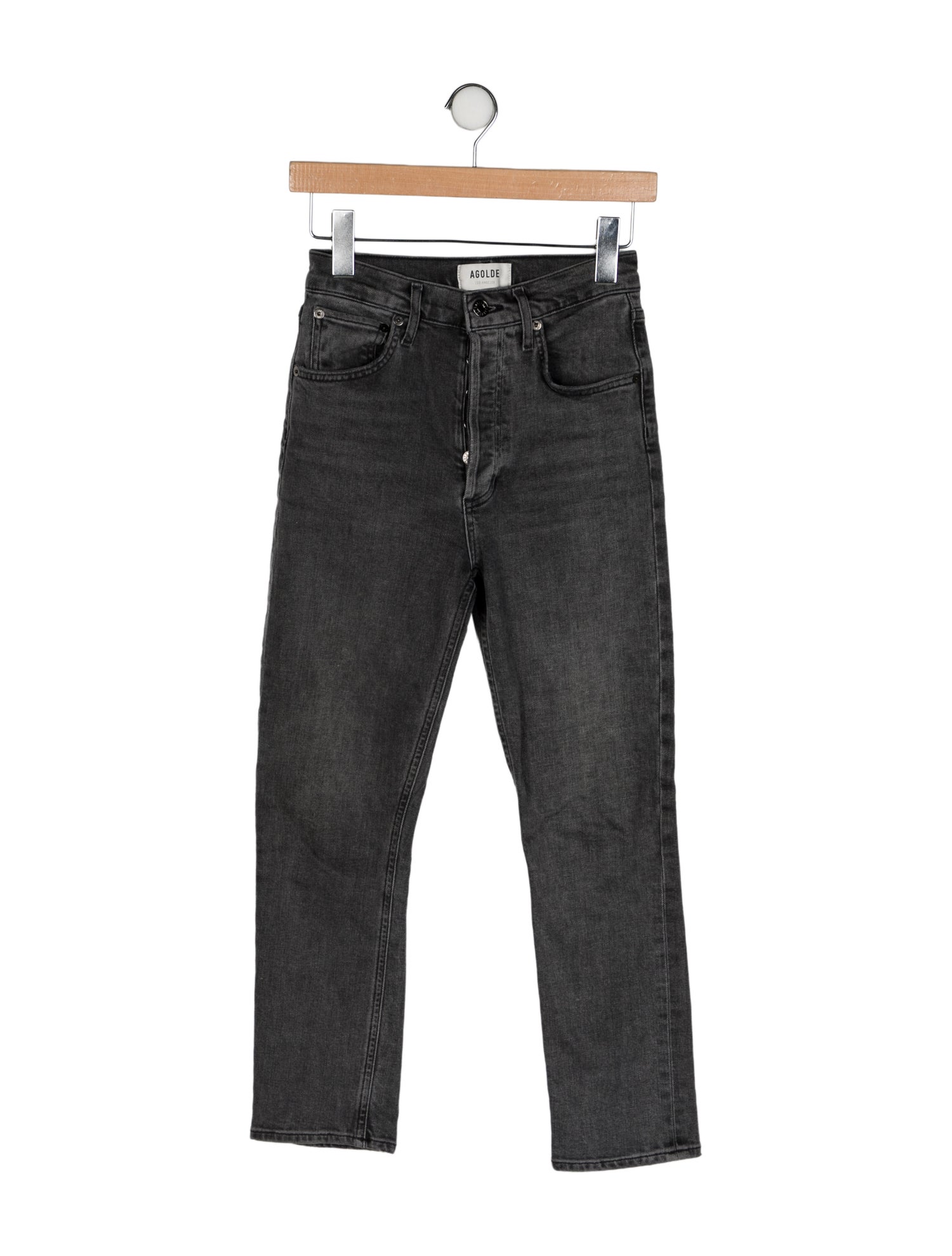 AGOLDE Mid-Rise Skinny Leg Jeans
