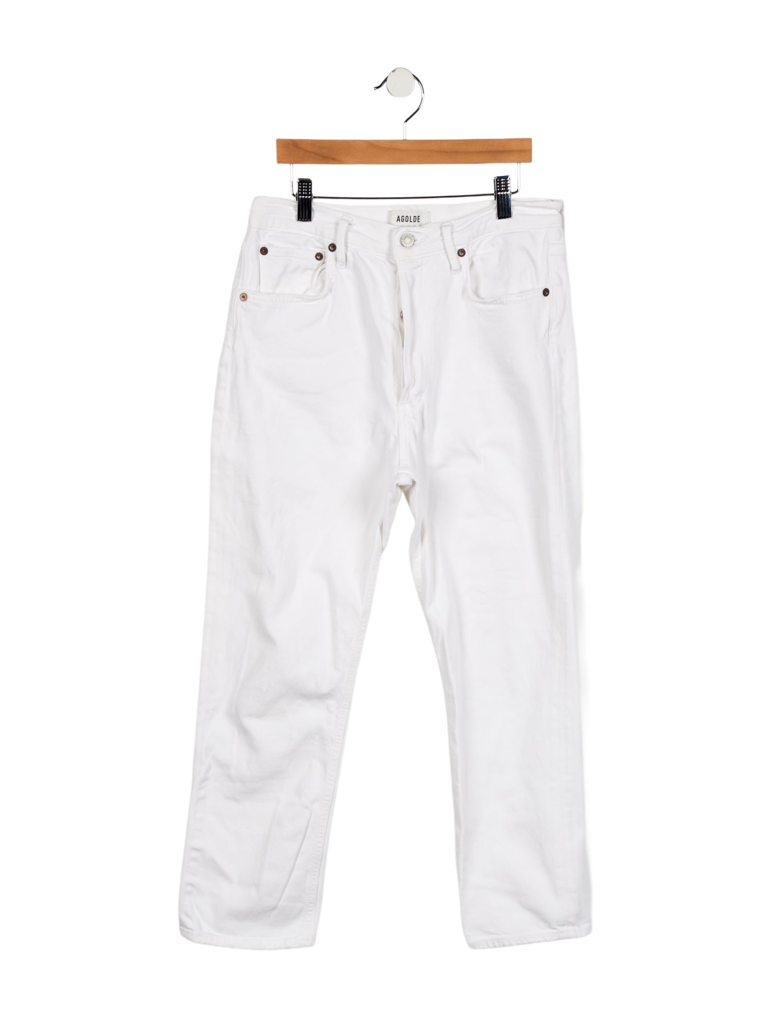 AGOLDE High-Rise Straight Leg Jeans