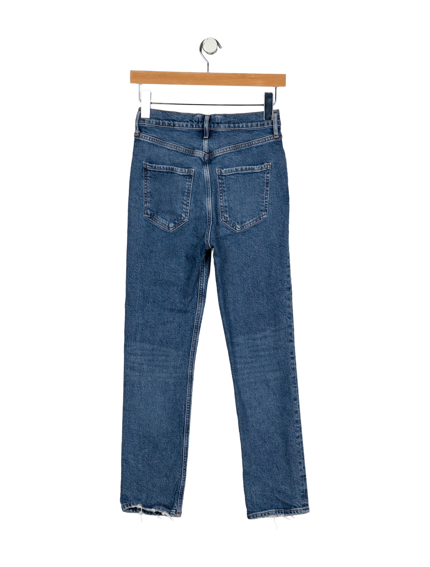 AGOLDE High-Rise Straight Leg Jeans