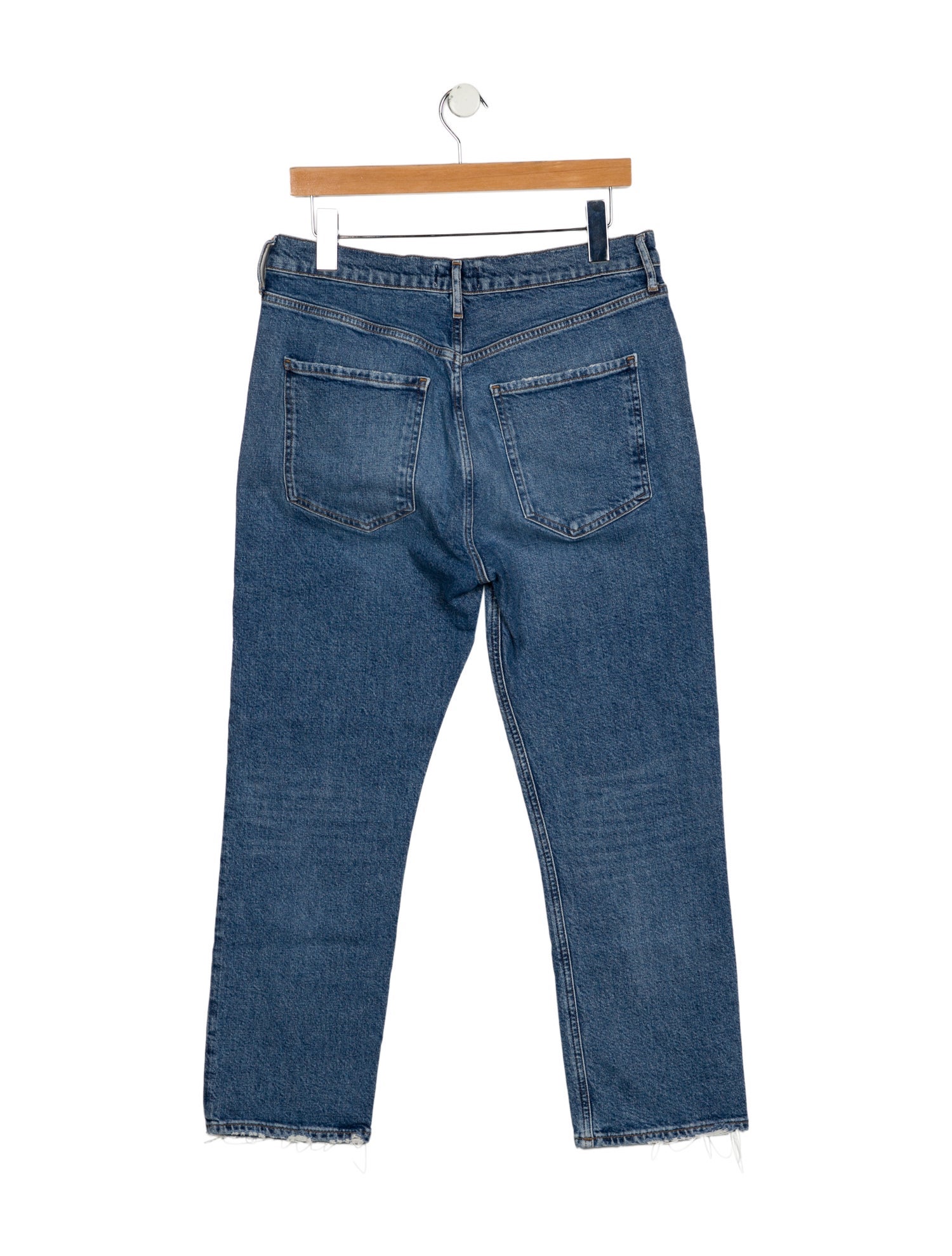 AGOLDE High-Rise Straight Leg Jeans