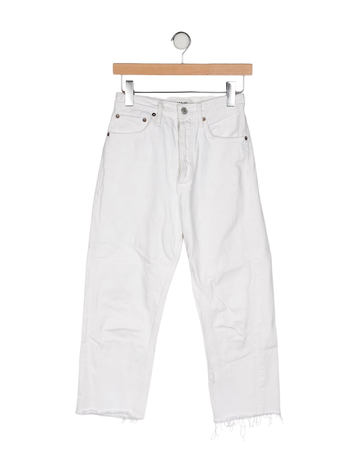 AGOLDE High-Rise Straight Leg Jeans