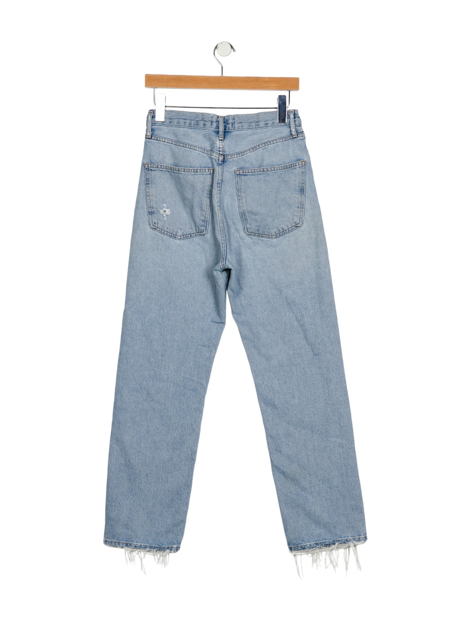 AGOLDE High-Rise Straight Leg Jeans