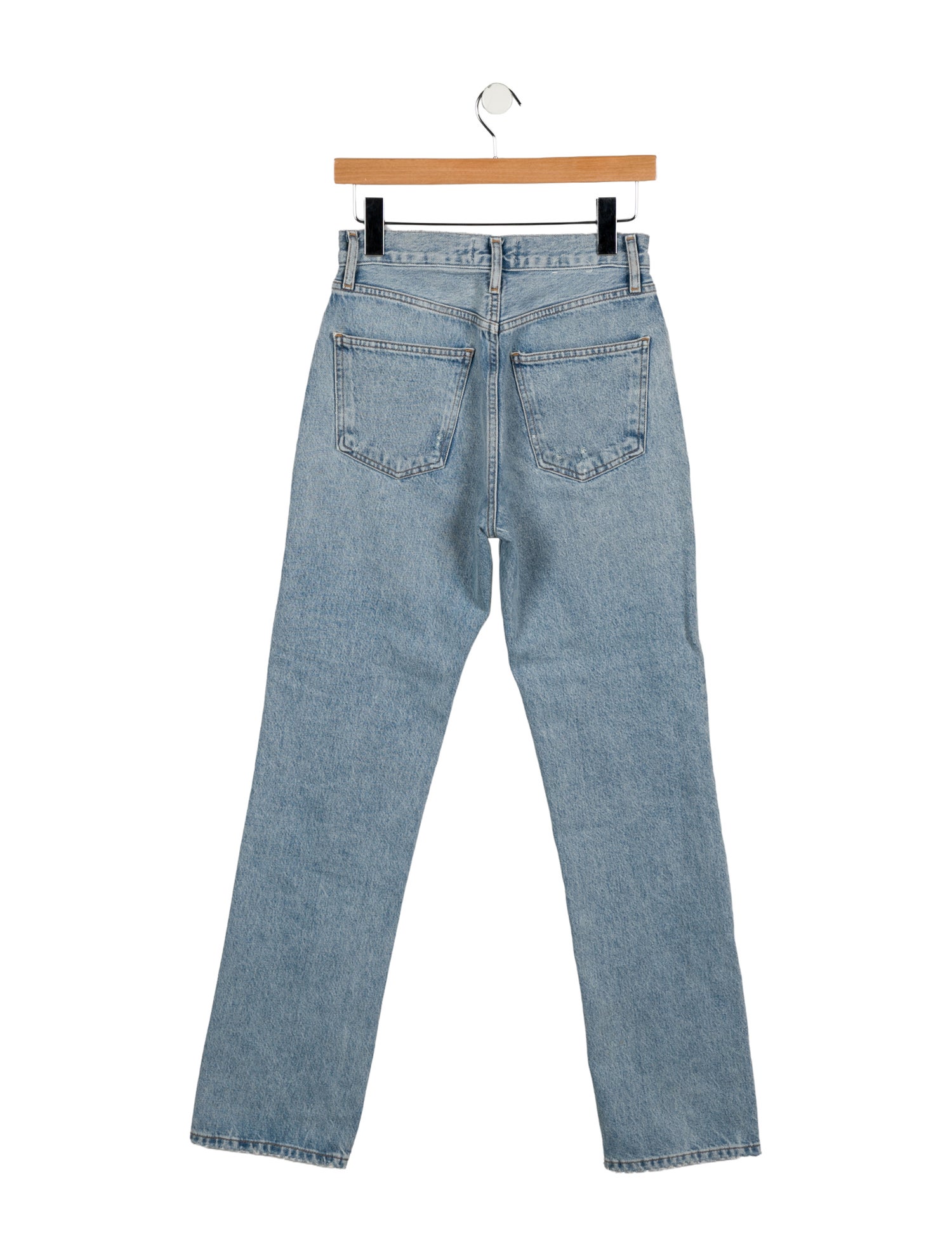 AGOLDE High-Rise Straight Leg Jeans