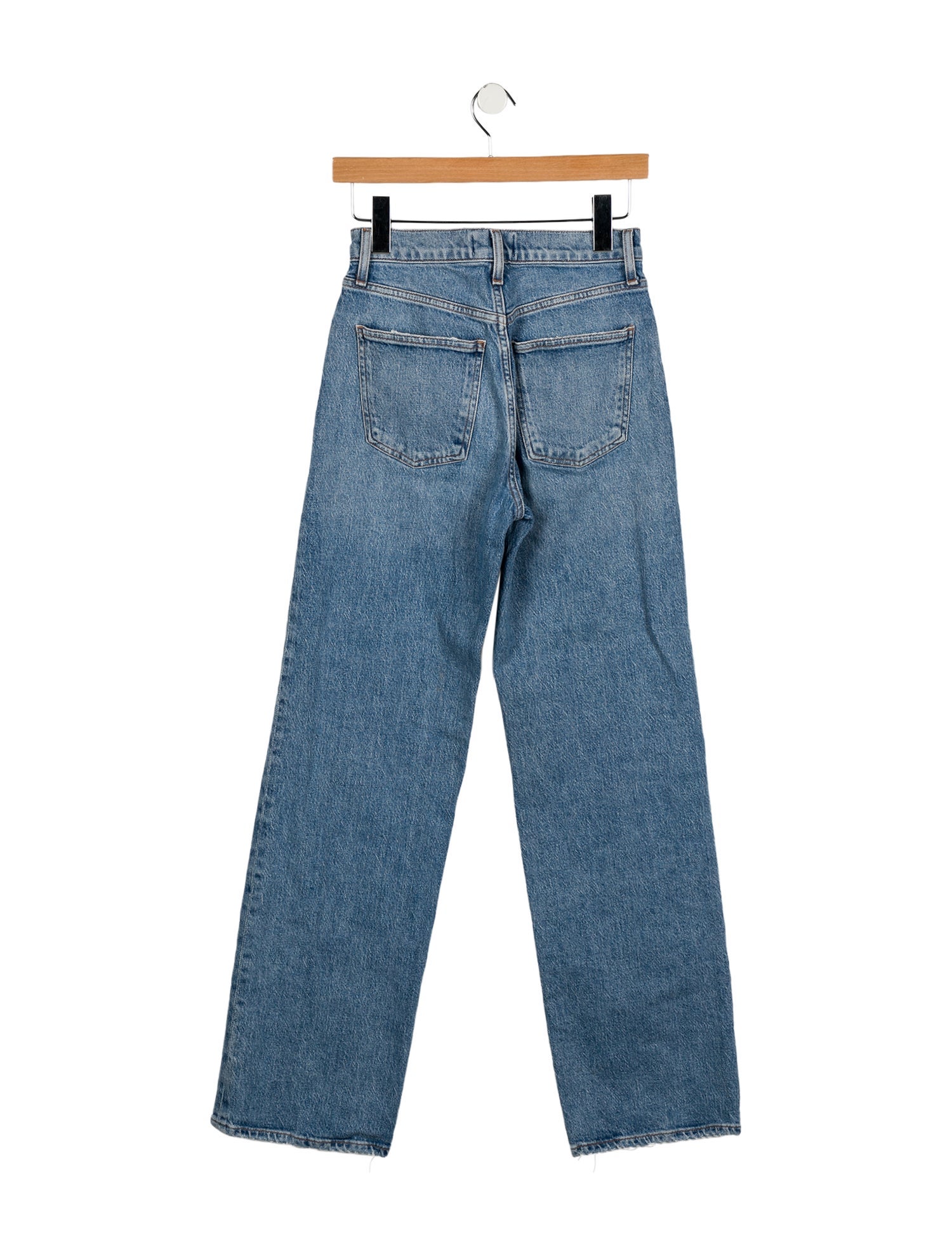 AGOLDE Mid-Rise Straight Leg Jeans