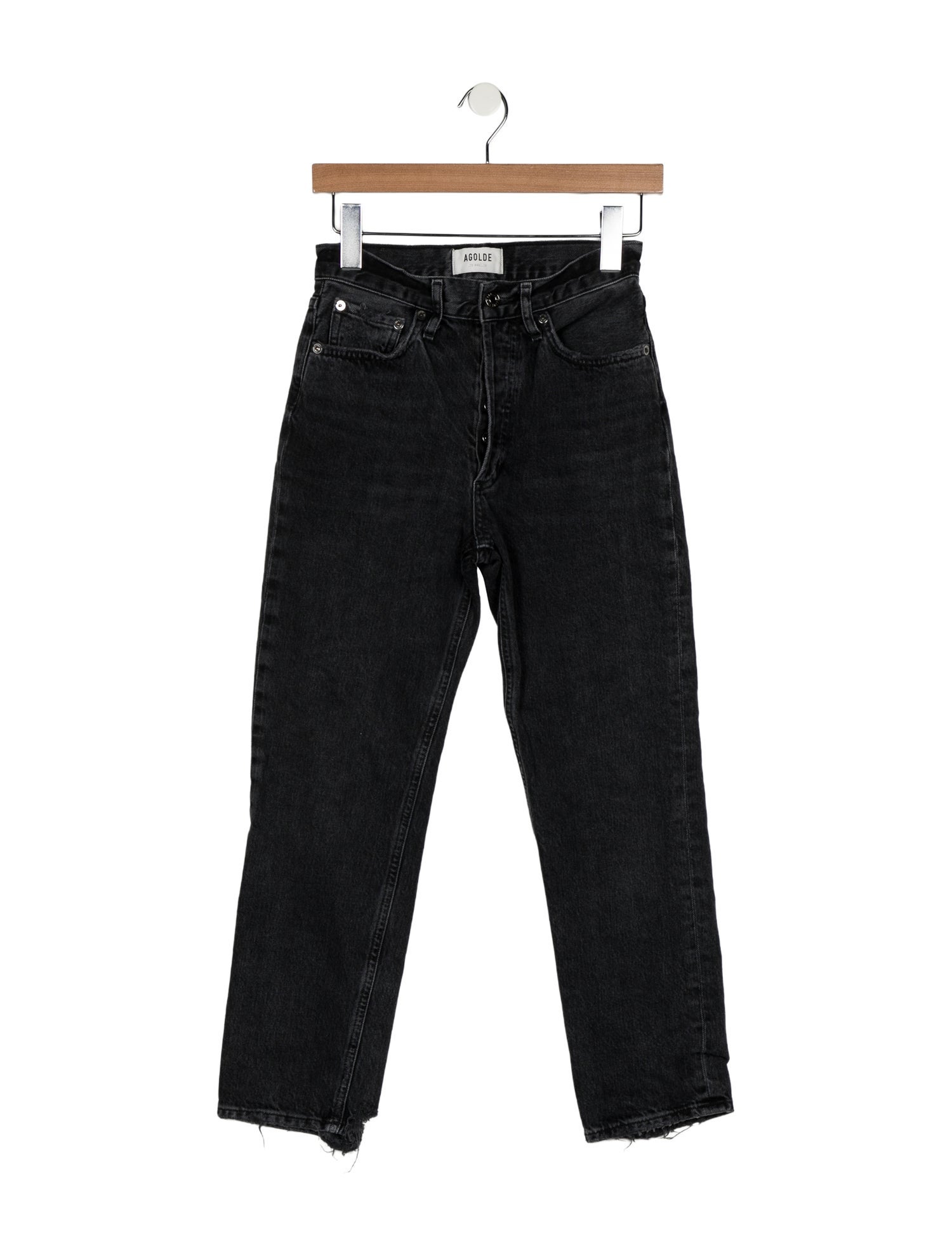 AGOLDE Mid-Rise Straight Leg Jeans
