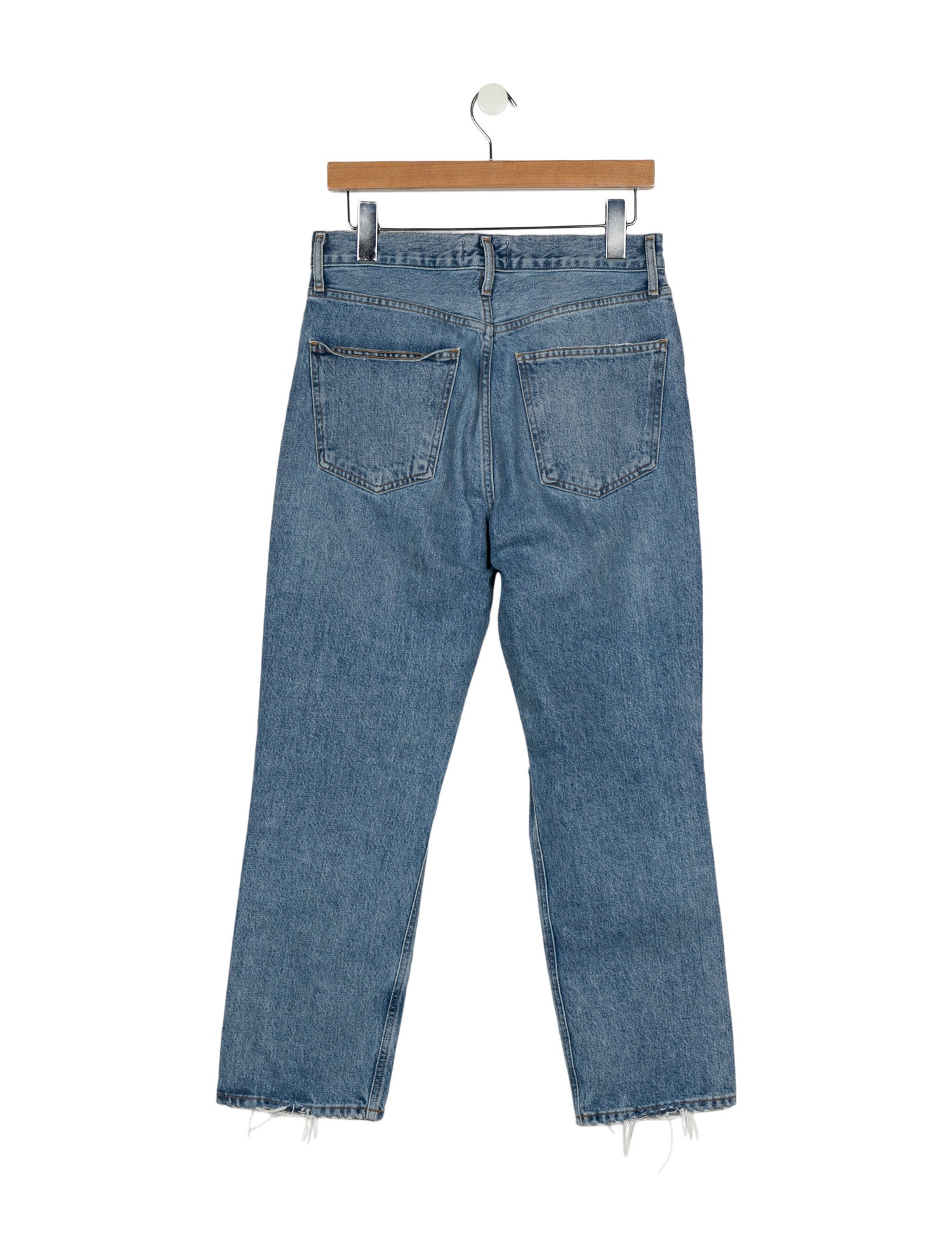 AGOLDE High-Rise Straight Leg Jeans