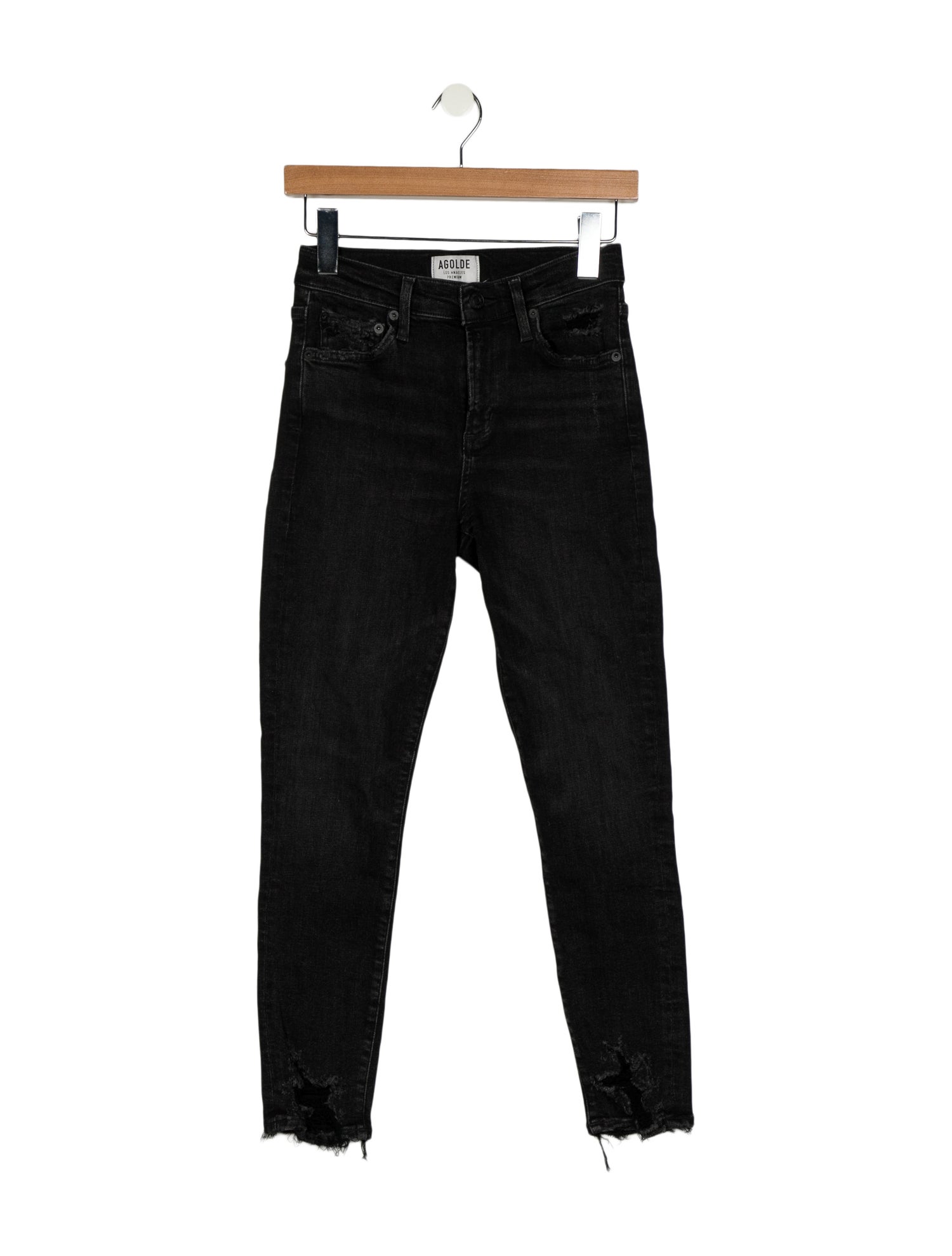 AGOLDE Mid-Rise Skinny Leg Jeans