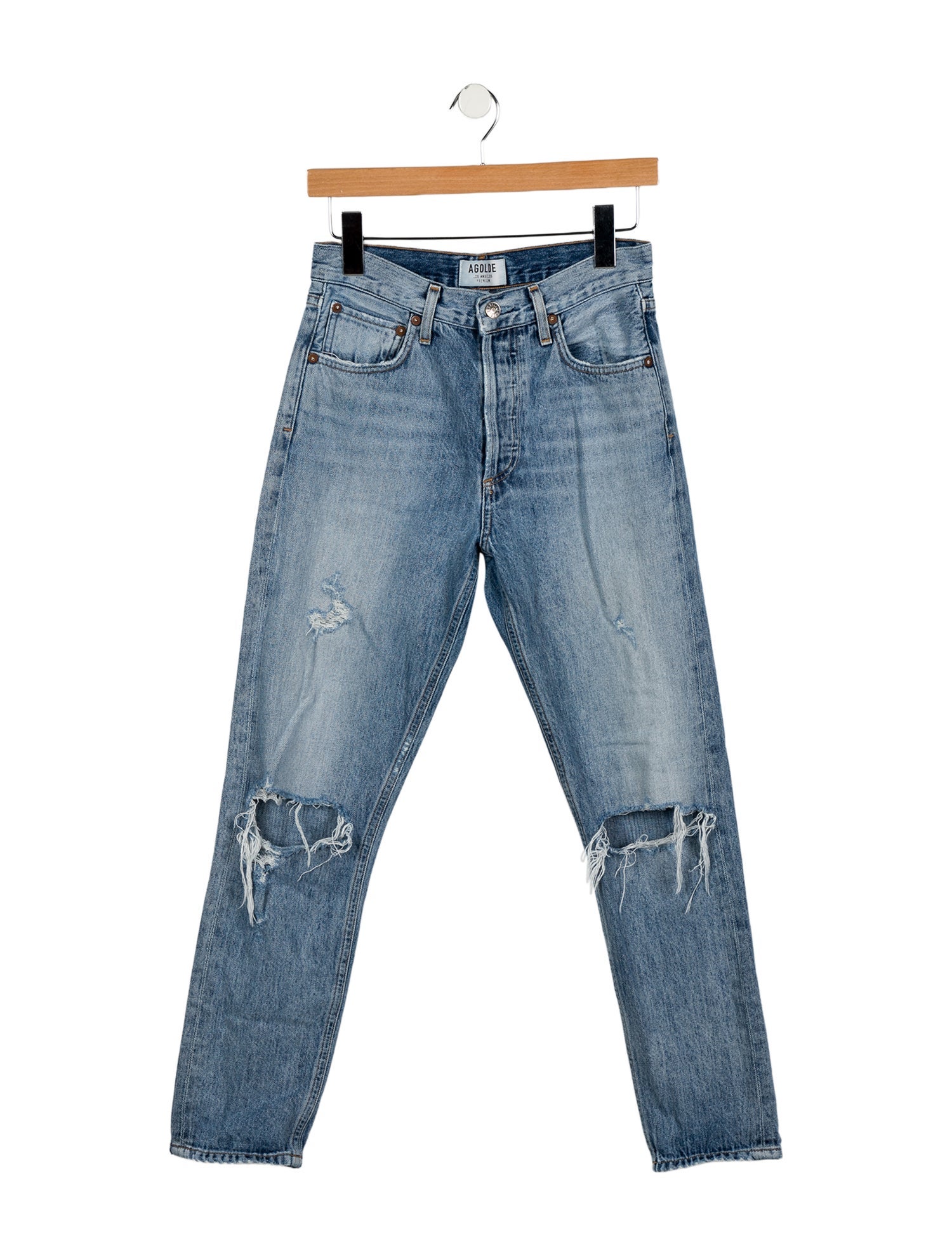 AGOLDE High-Rise Skinny Leg Jeans