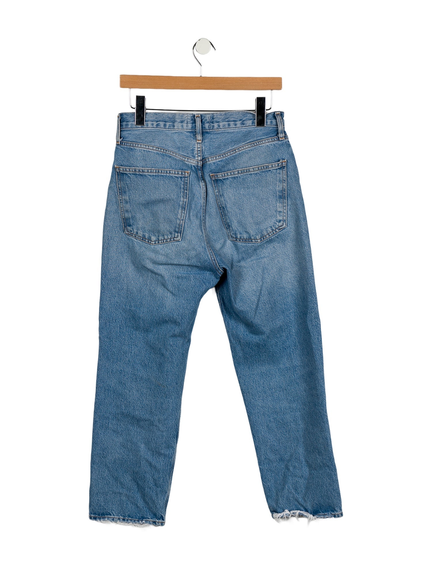 AGOLDE High-Rise Straight Leg Jeans