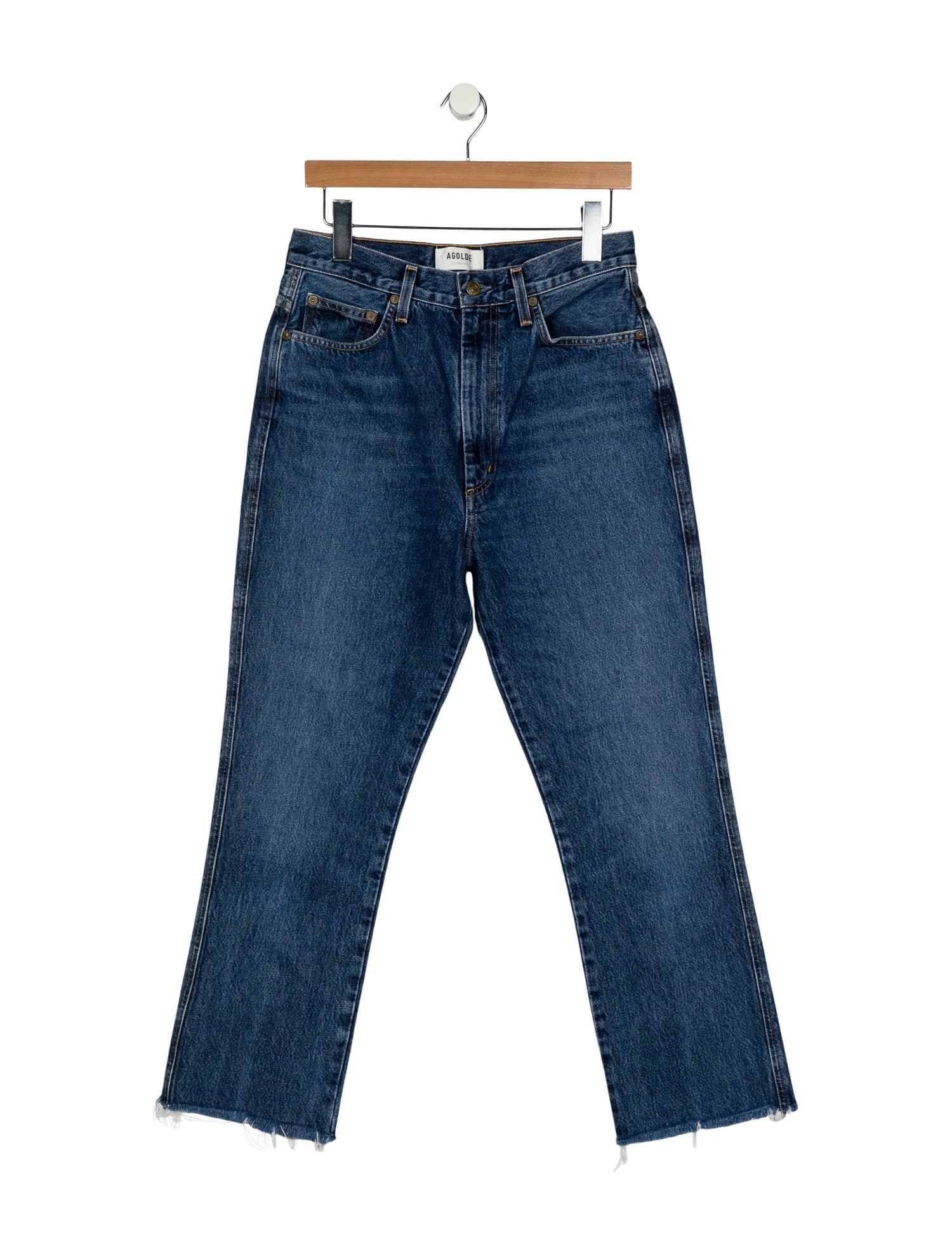 AGOLDE High-Rise Straight Leg Jeans