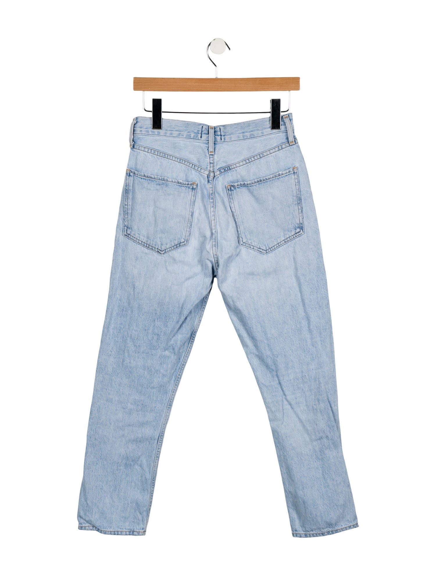 AGOLDE High-Rise Straight Leg Jeans