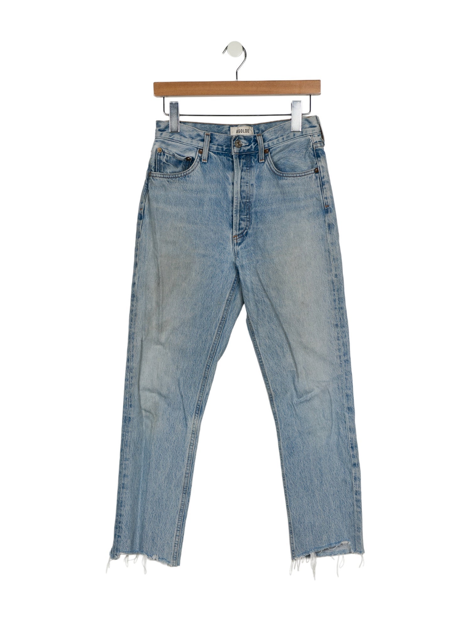 AGOLDE High-Rise Straight Leg Jeans
