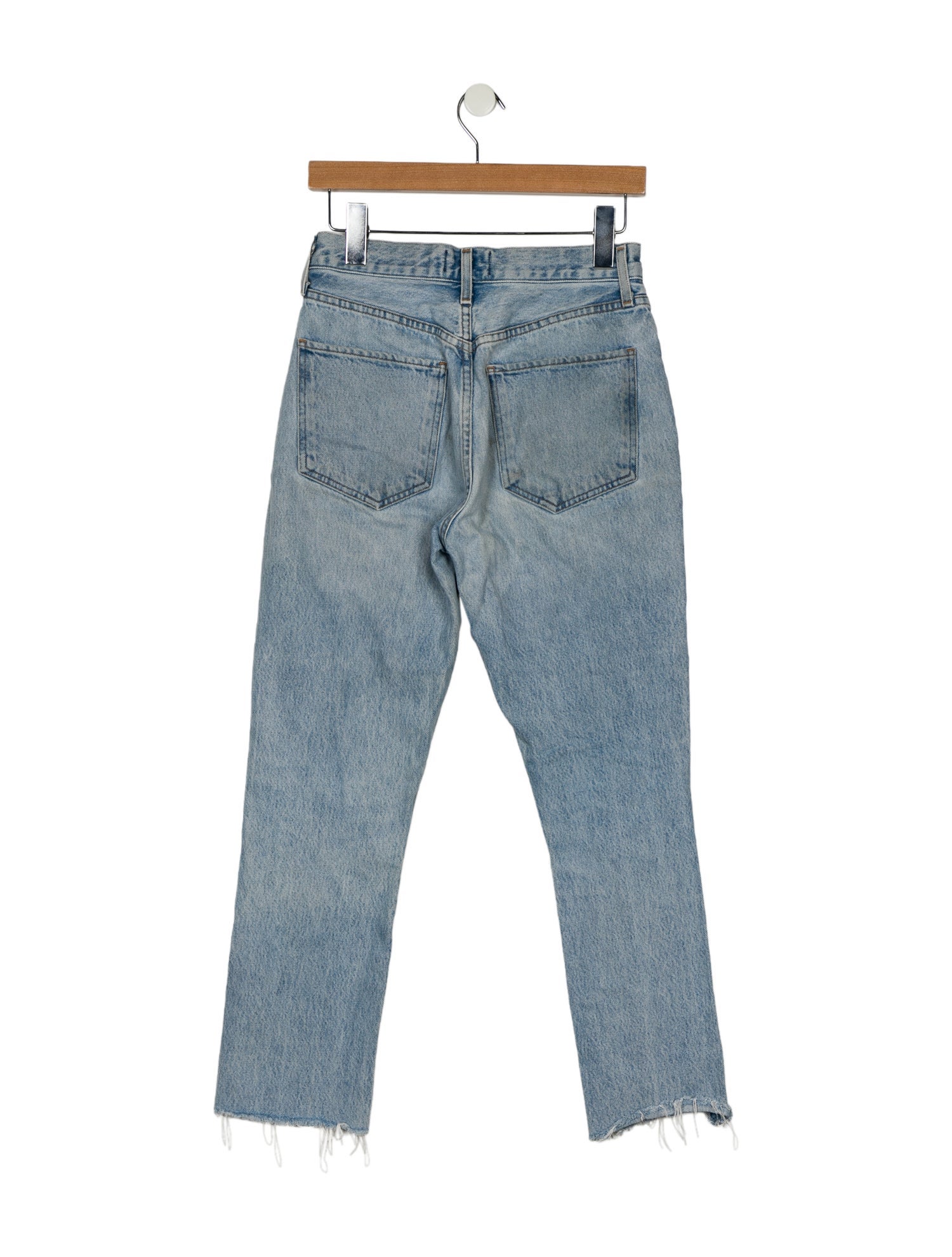 AGOLDE High-Rise Straight Leg Jeans