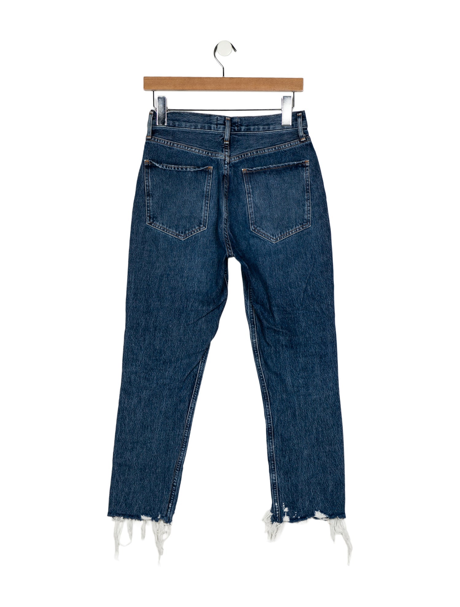 AGOLDE Mid-Rise Straight Leg Jeans